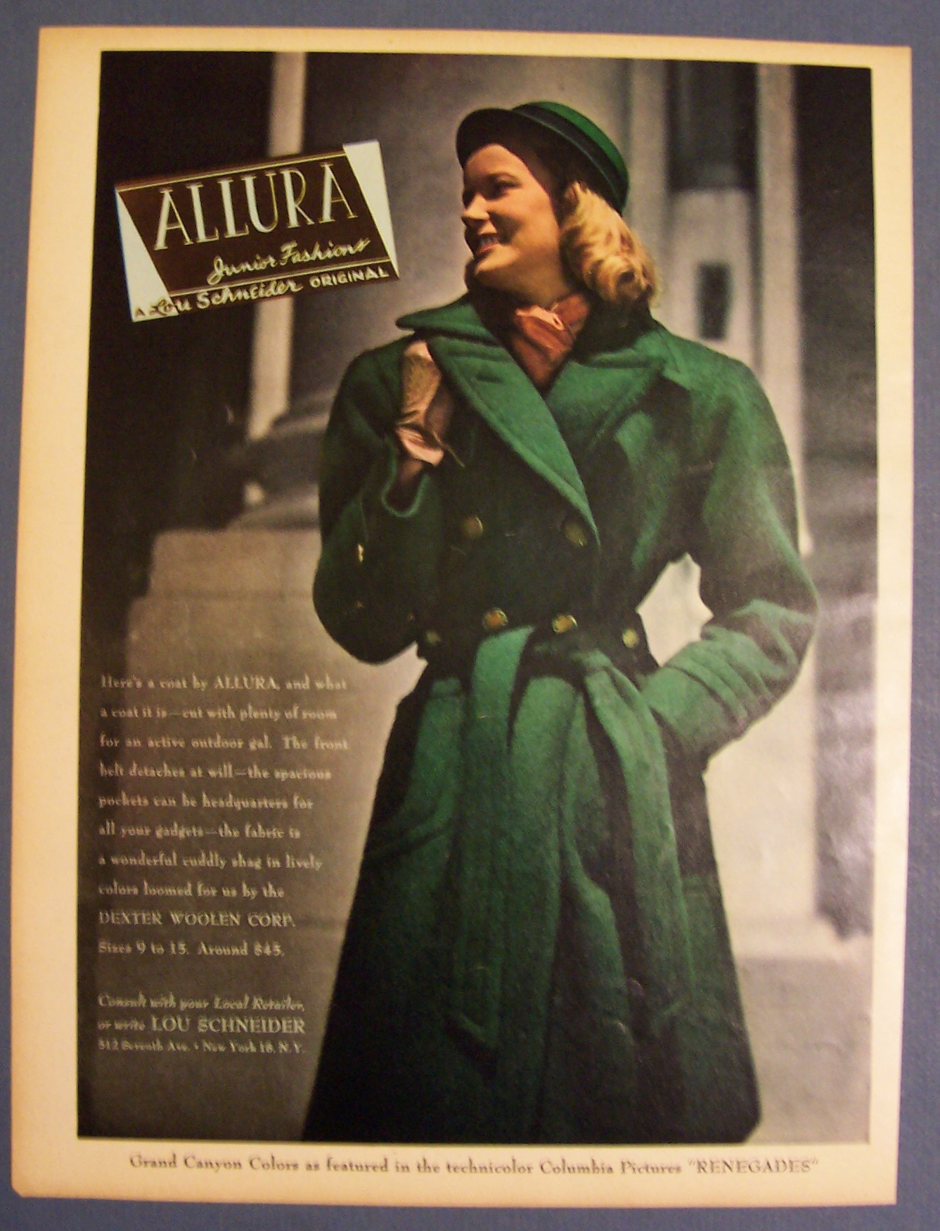 1946  Allura  Junior  Fashions