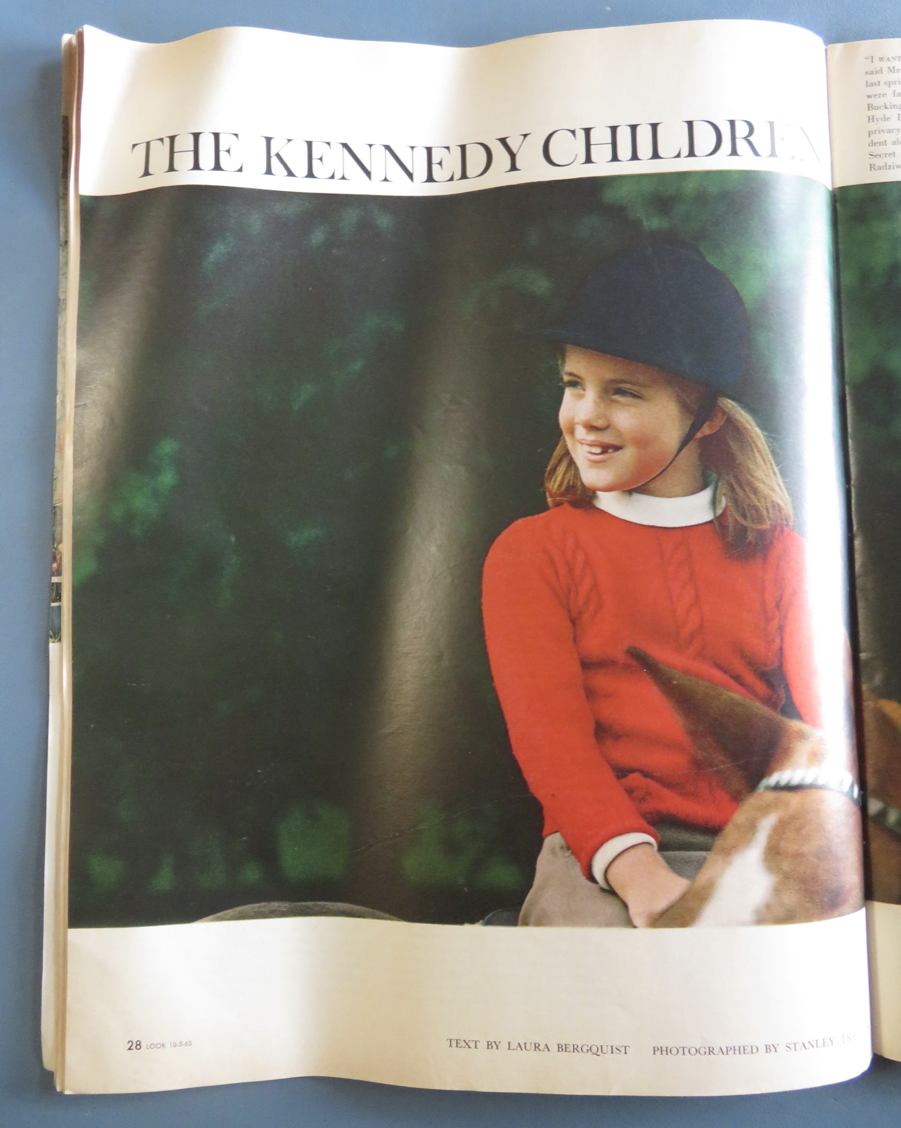 Look Magazine October 5, 1965 Kennedy Children/Israel