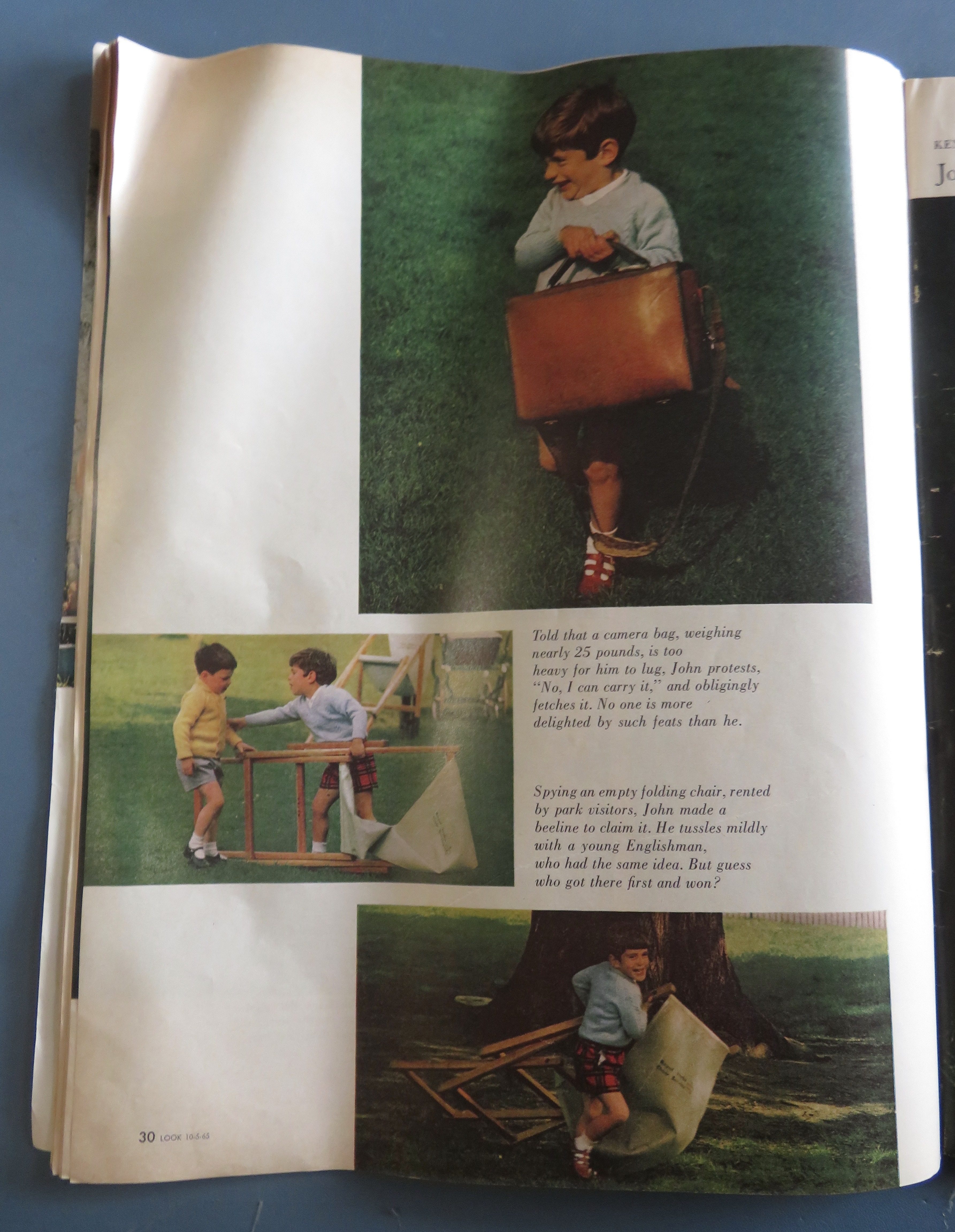Look Magazine October 5, 1965 Kennedy Children/Israel
