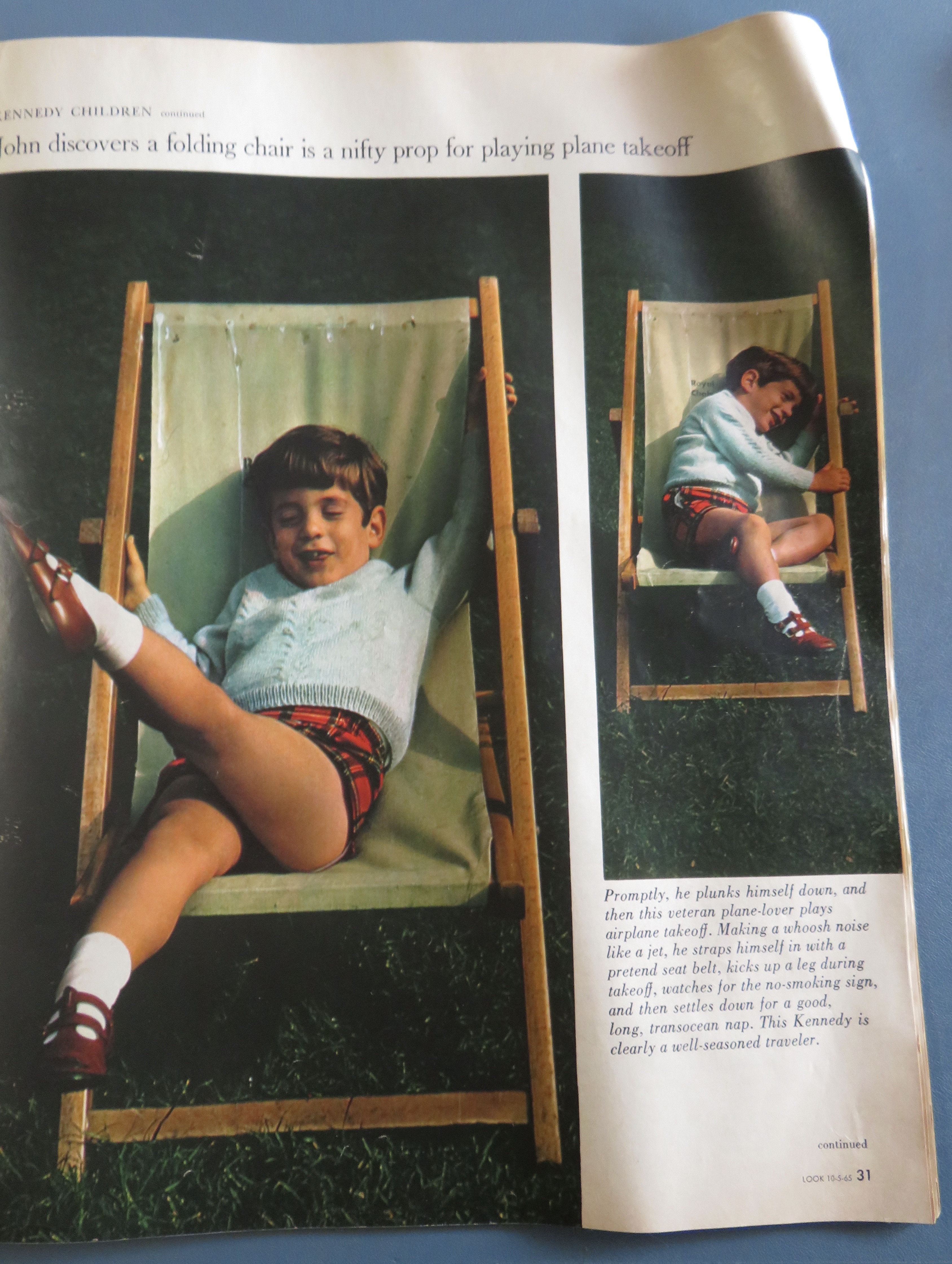 Look Magazine October 5, 1965 Kennedy Children/Israel