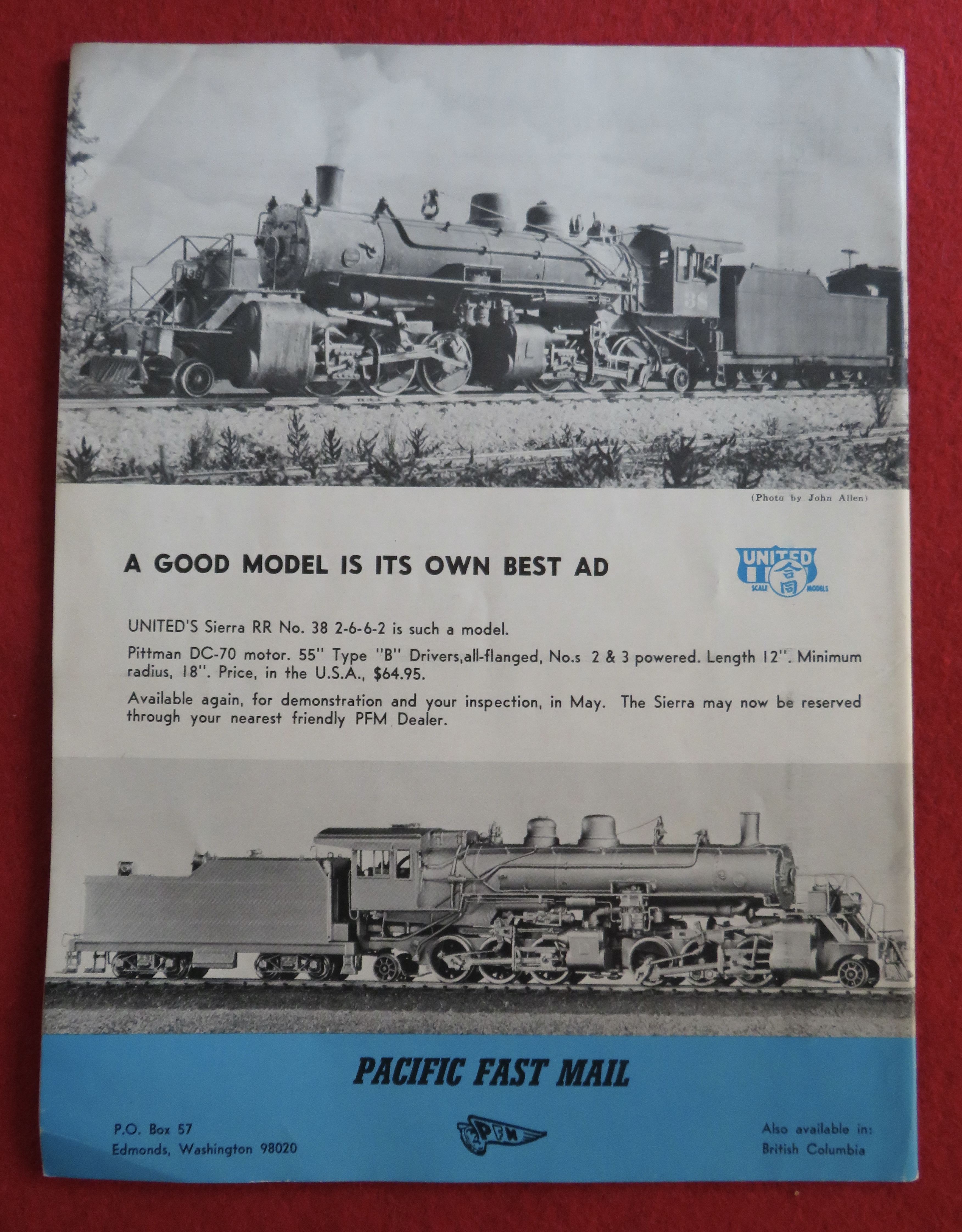 Railroad Model Craftsman Magazine April 1966