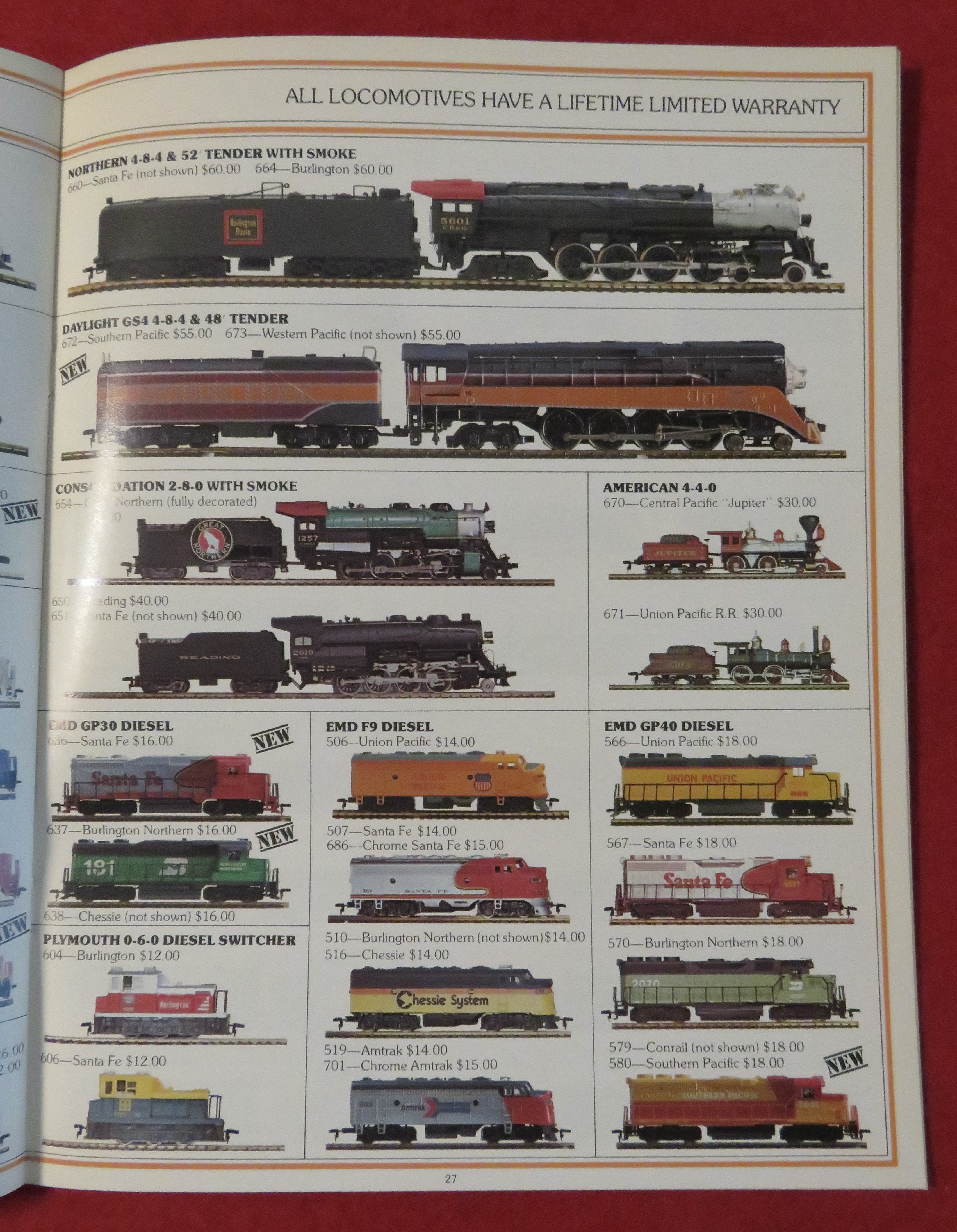 Bachmann Model Railroad Train Catalog 1979