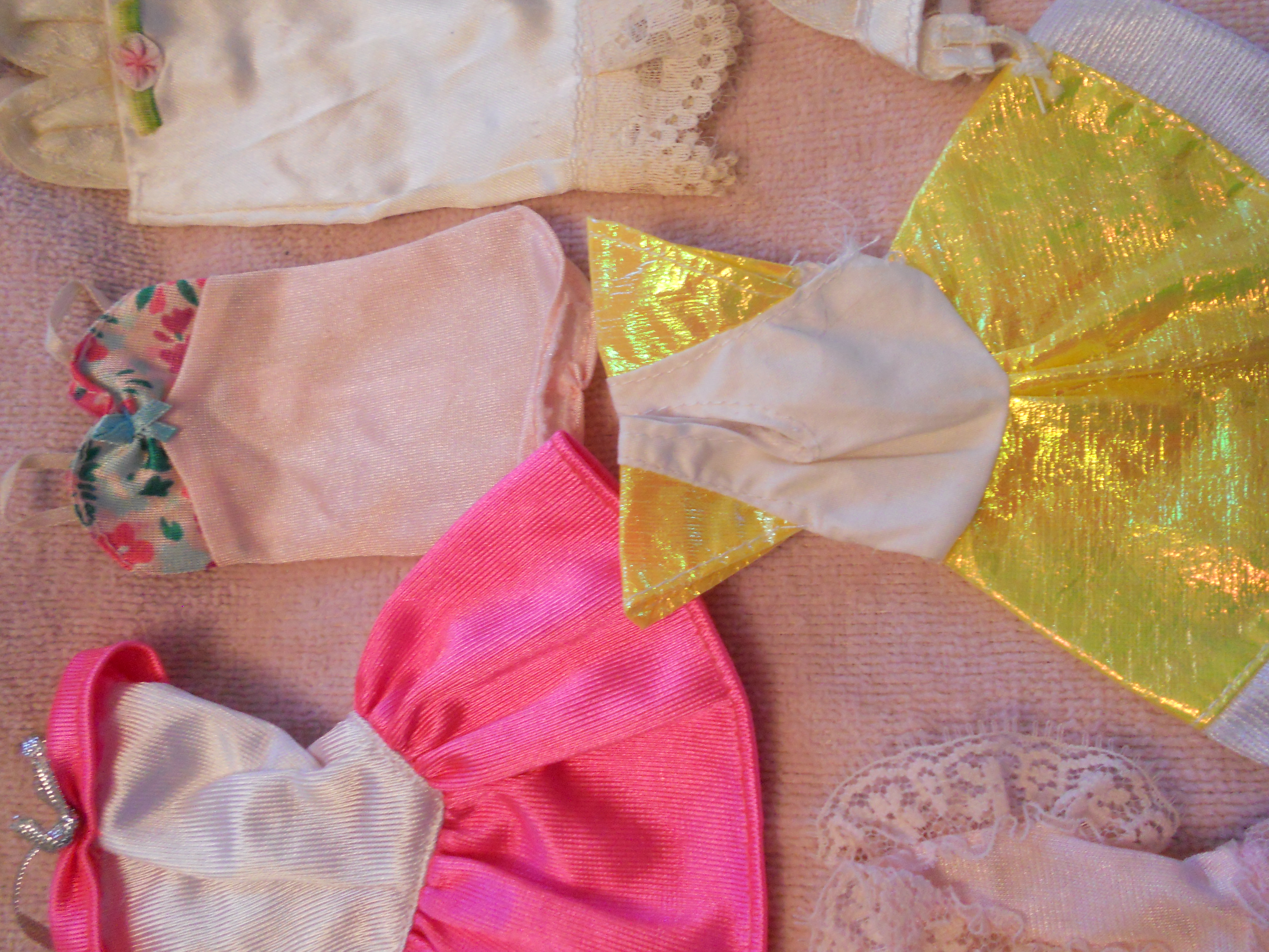 Barbie Doll Clothes Lot of 6 Dresses etc