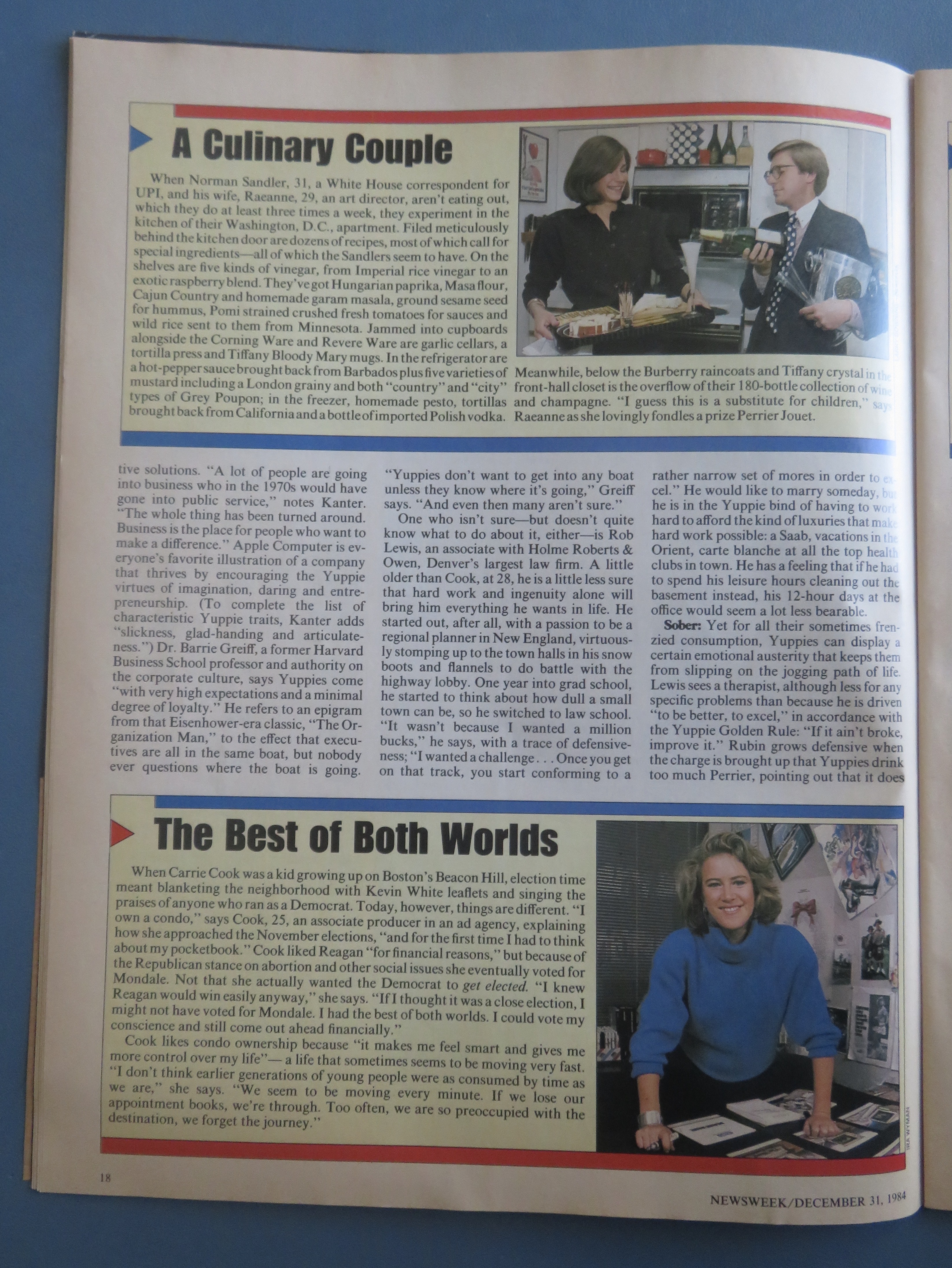 Newsweek Magazine-December 31, 1984-Yuppies