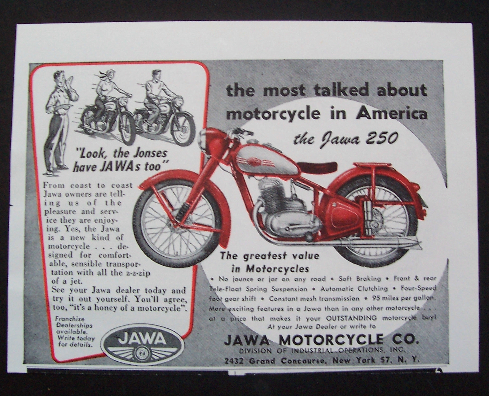 1949  Jawa Motorcycle Co.