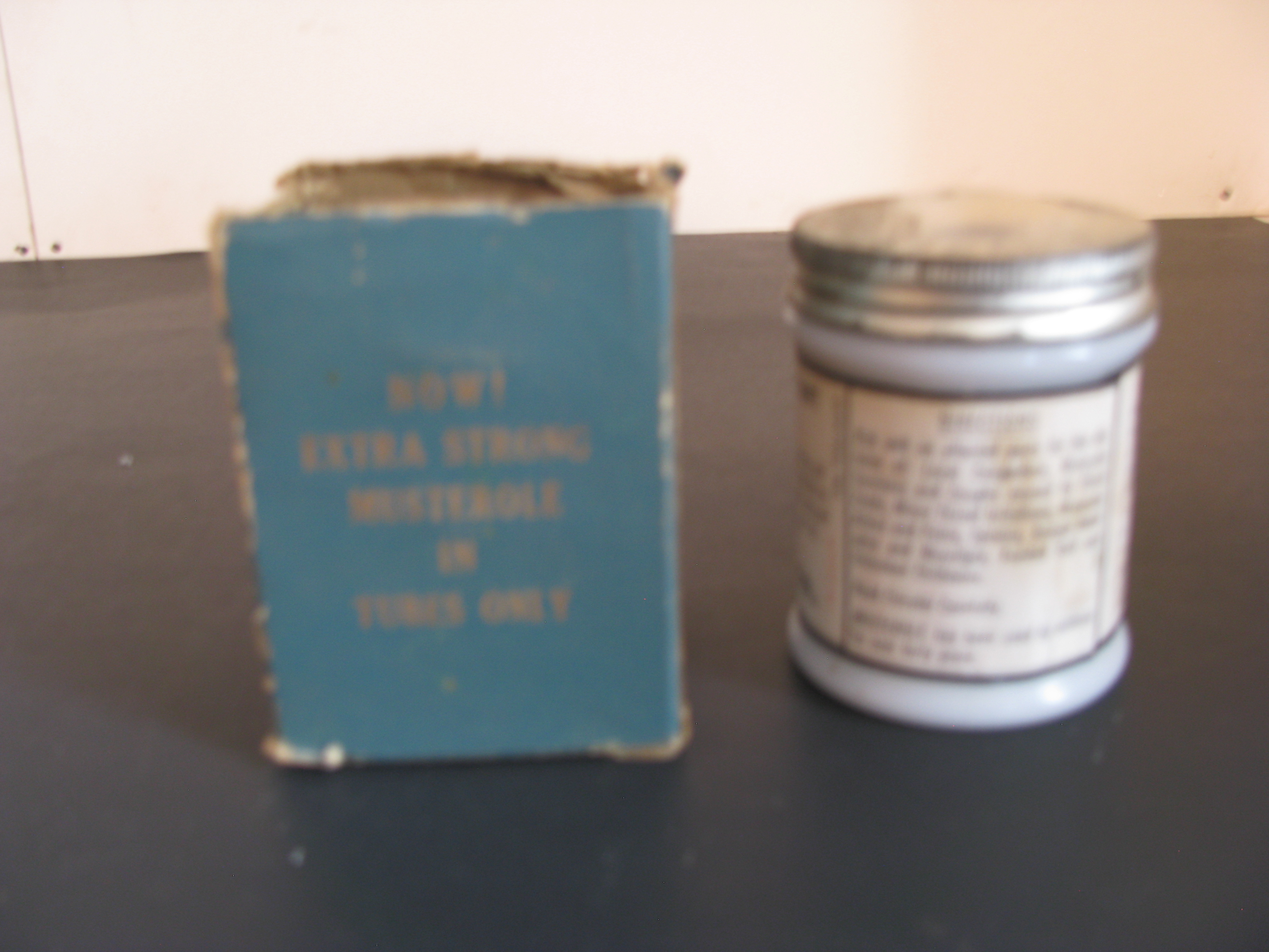 Vintage Musterole Vapor Rub with Box