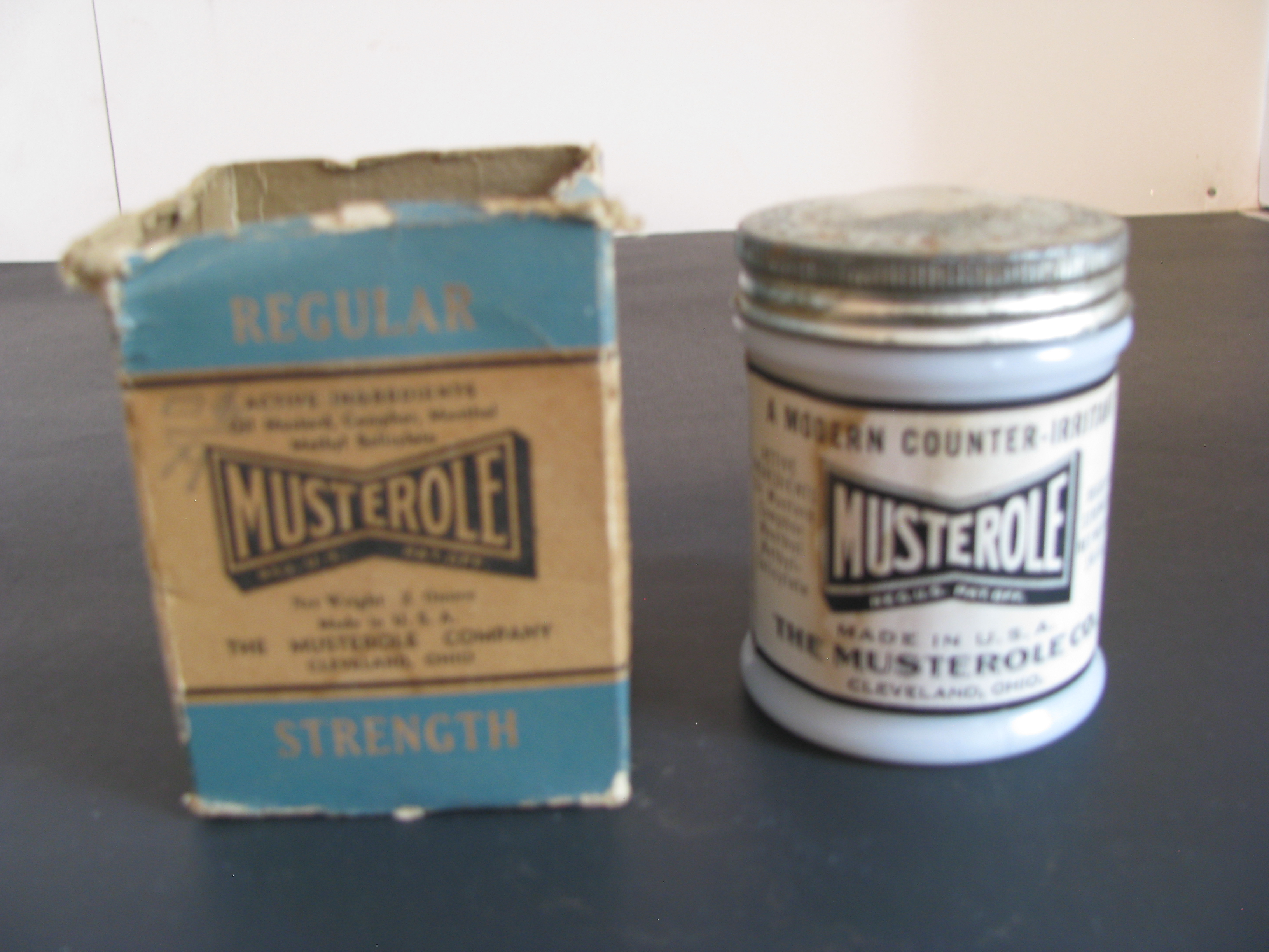 Vintage Musterole Vapor Rub with Box