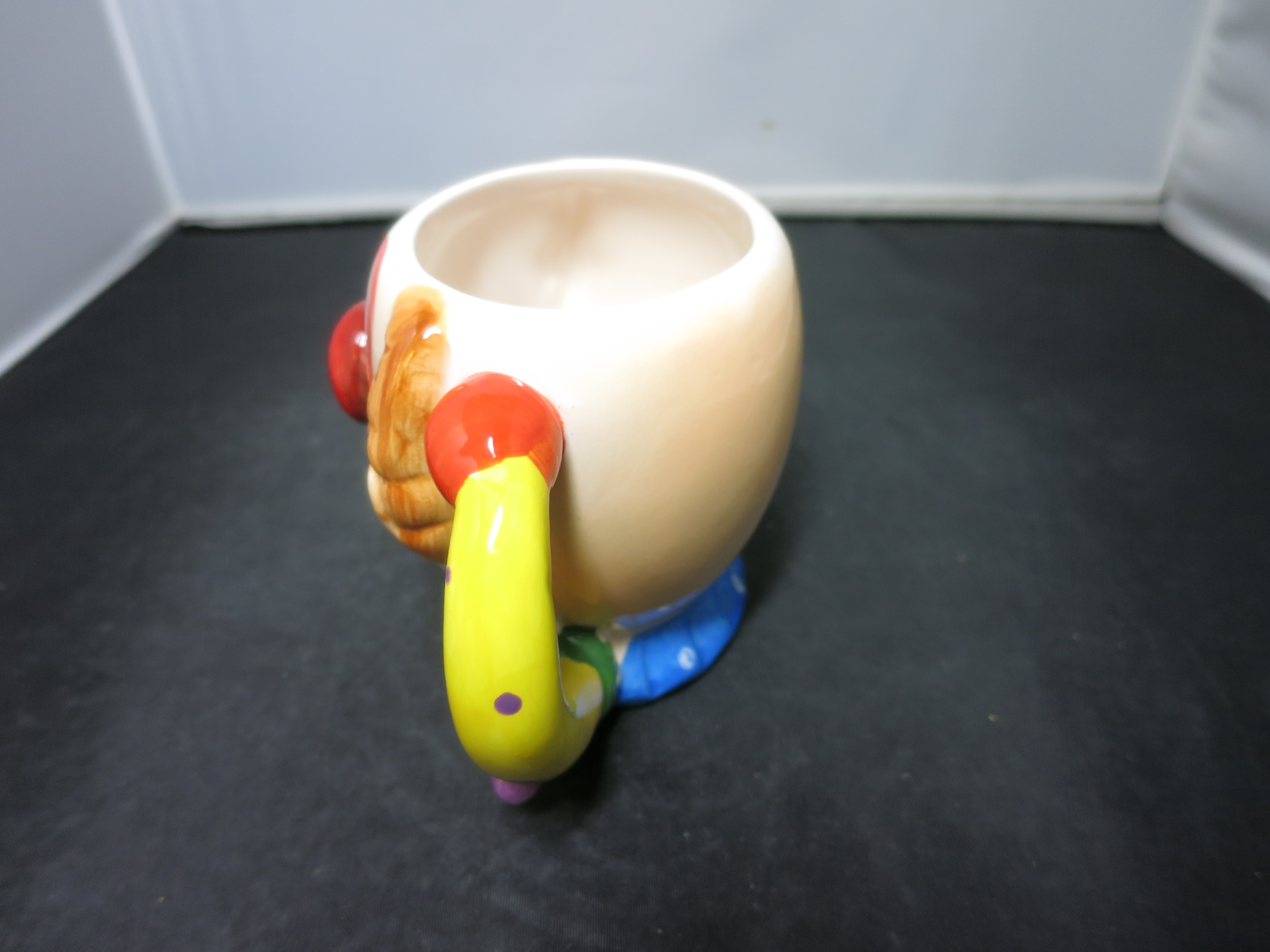 Casa Nova Clown Art Pottery Mug Romania