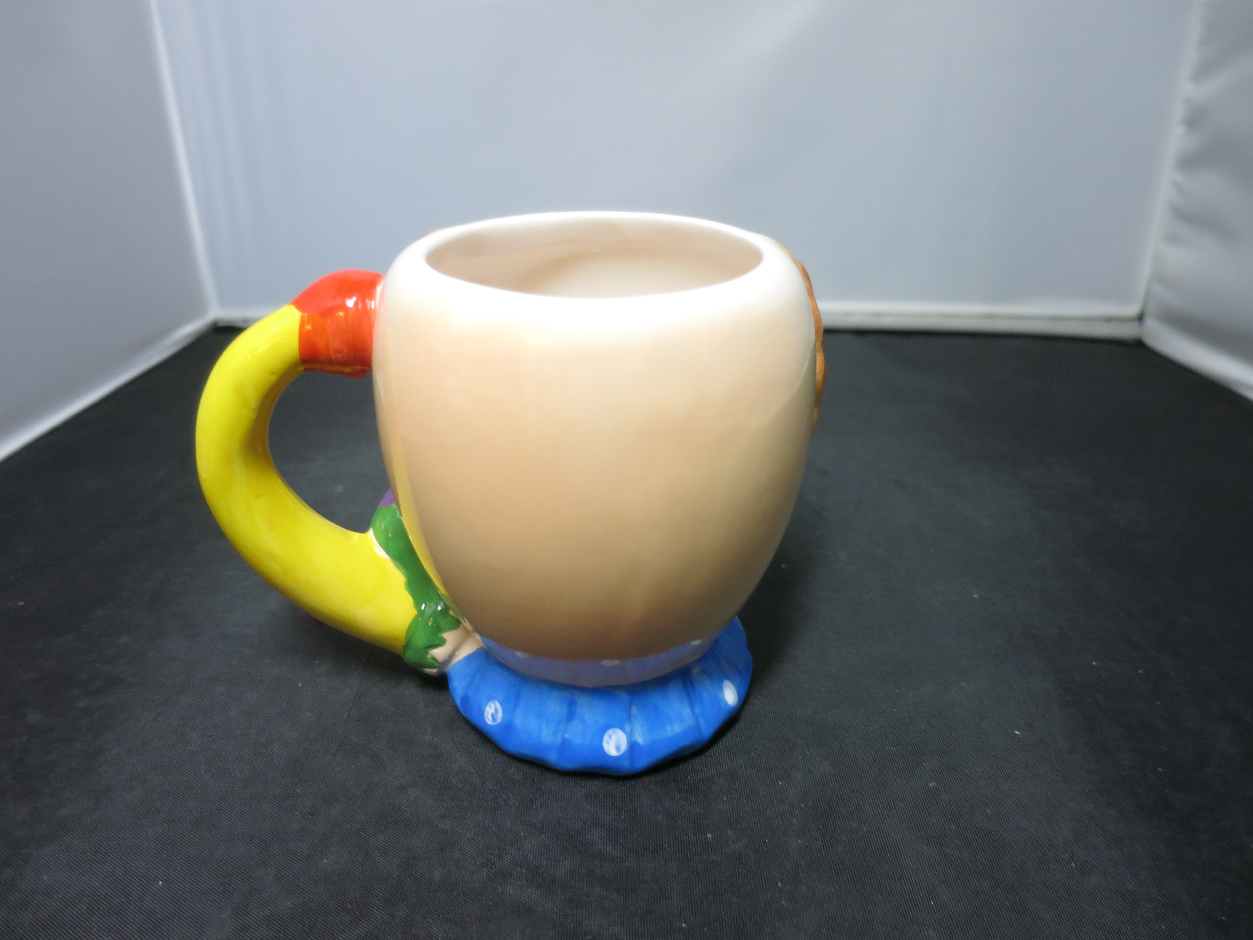 Casa Nova Clown Art Pottery Mug Romania