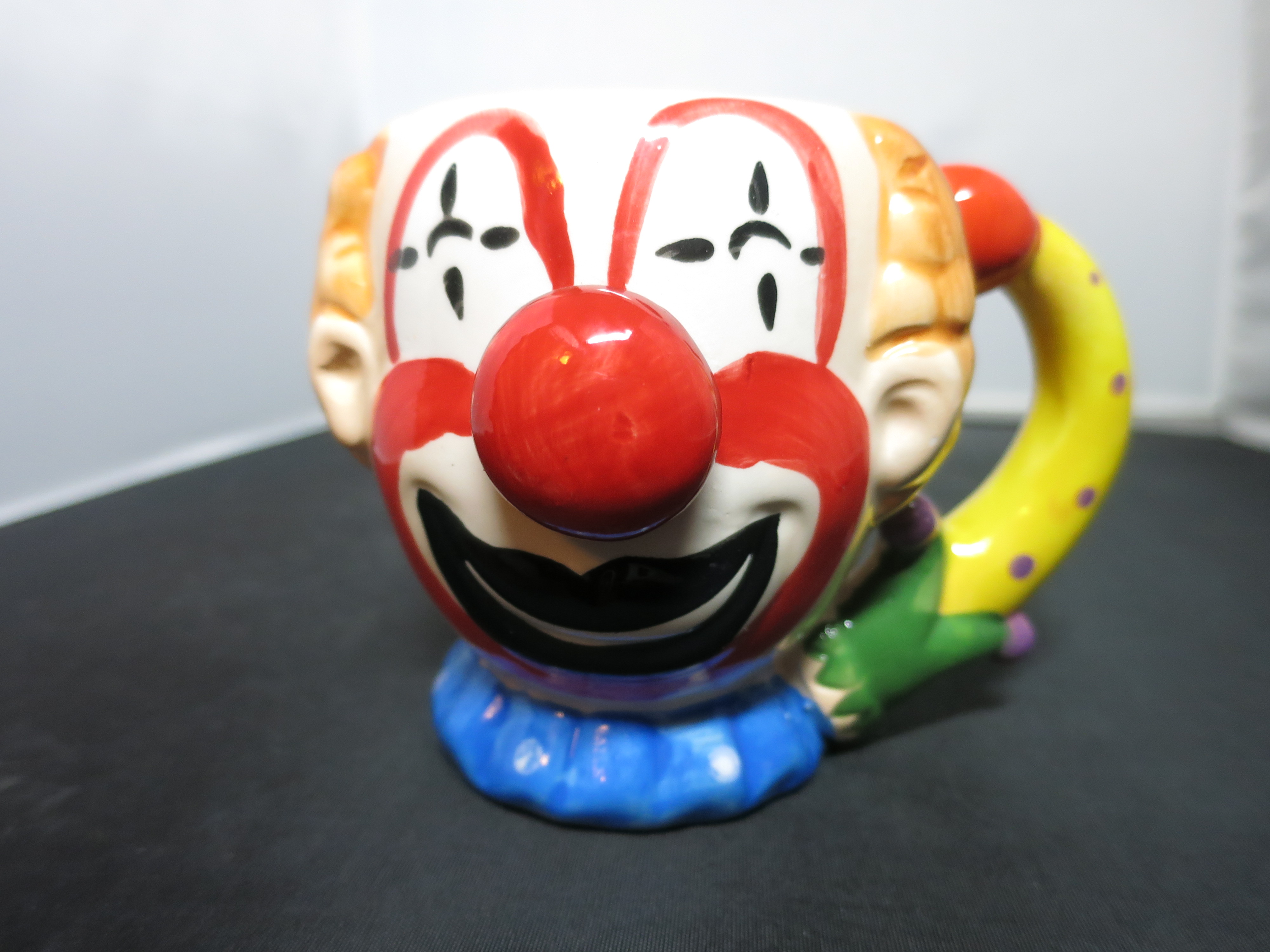 Casa Nova Clown Art Pottery Mug Romania