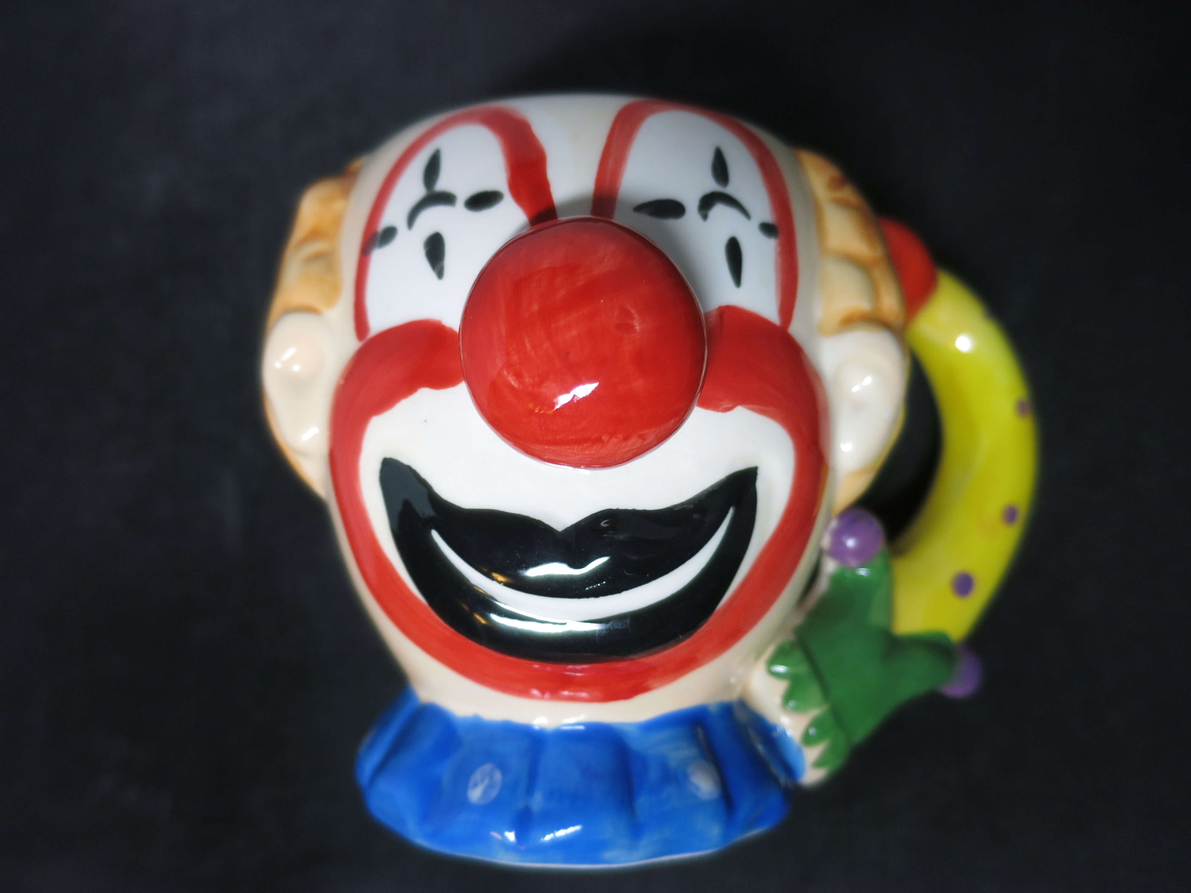 Casa Nova Clown Art Pottery Mug Romania