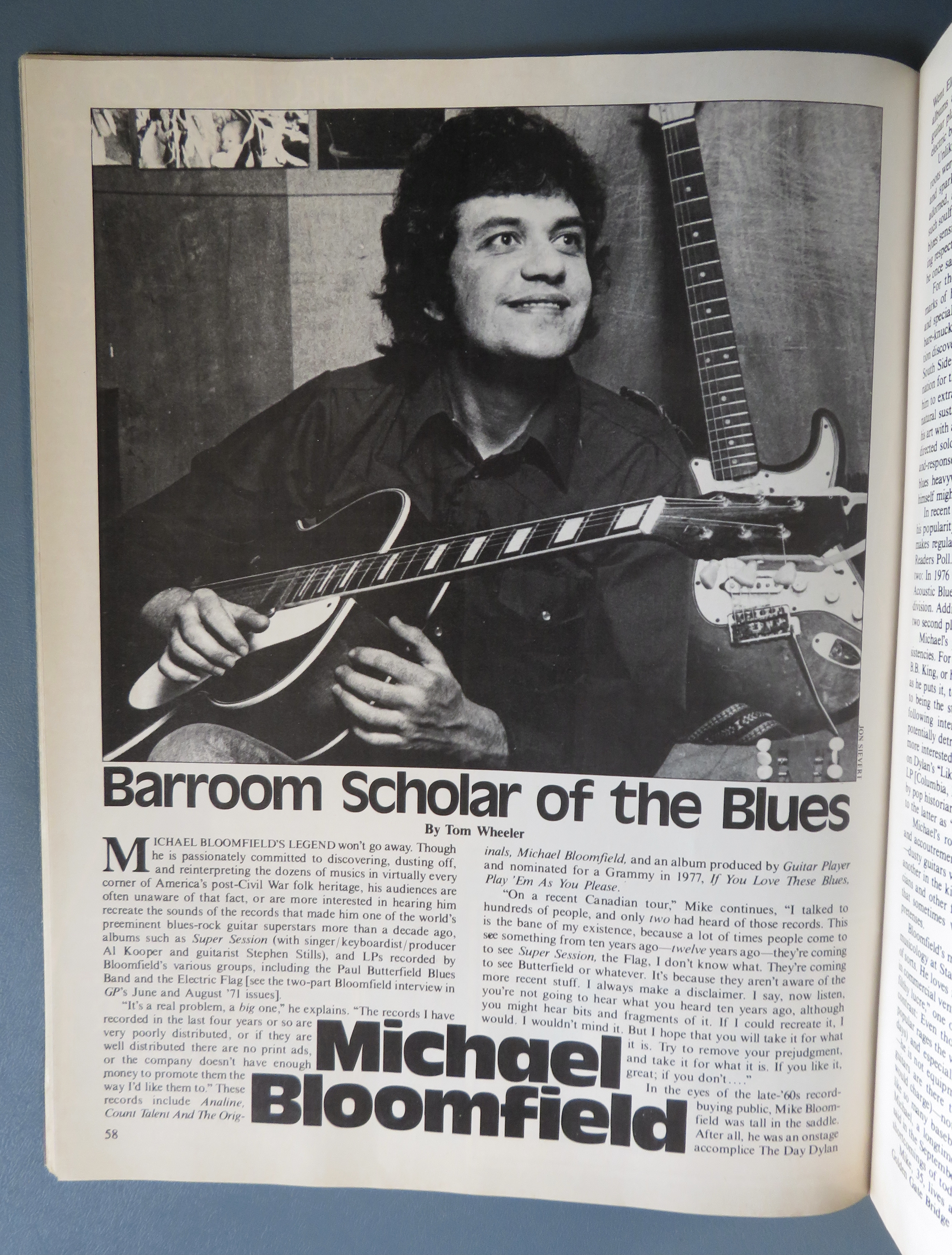 Guitar Player Magazine April 1979 Mike Bloomfield