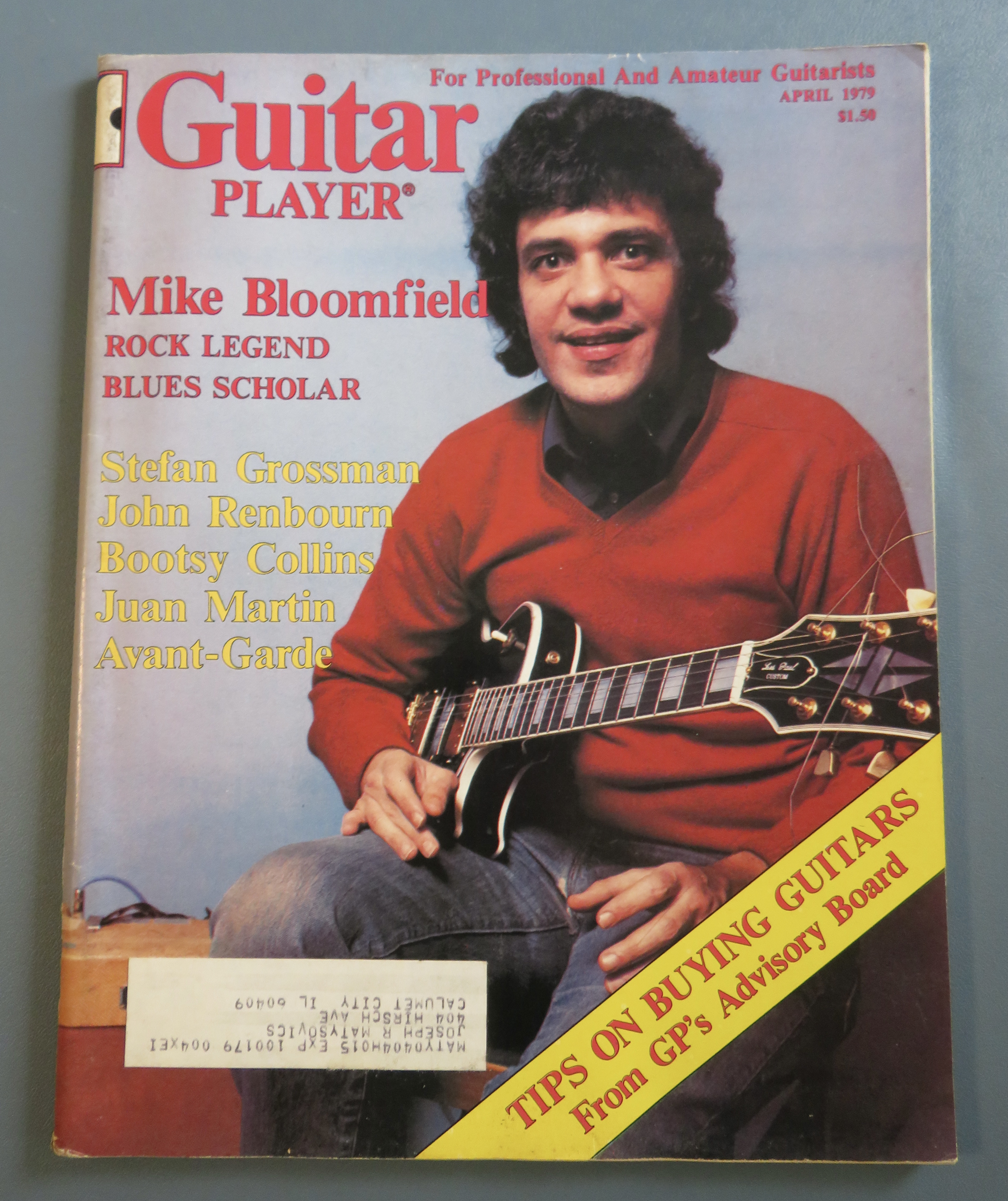Guitar Player Magazine April 1979 Mike Bloomfield