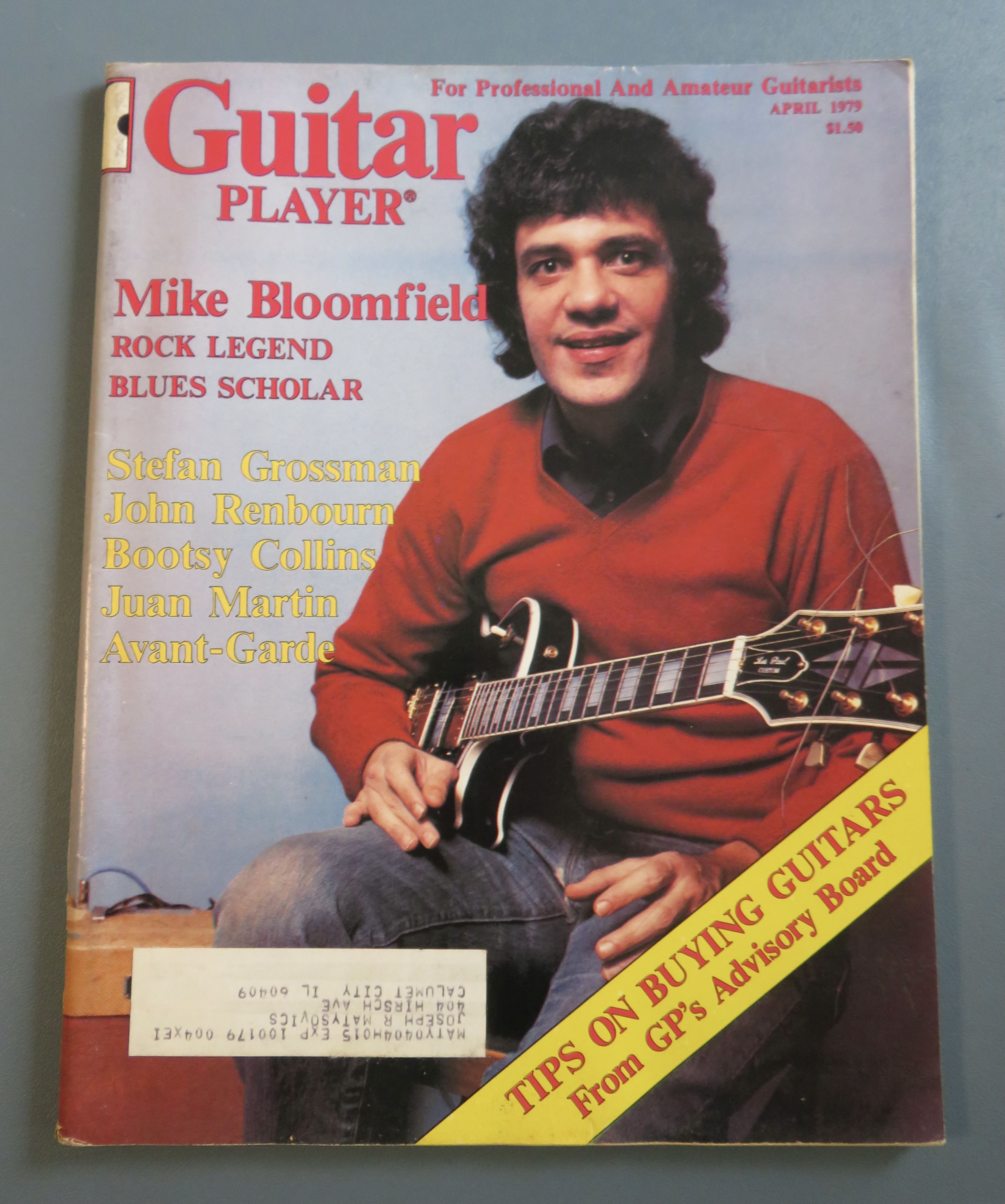 Guitar Player Magazine April 1979 Mike Bloomfield
