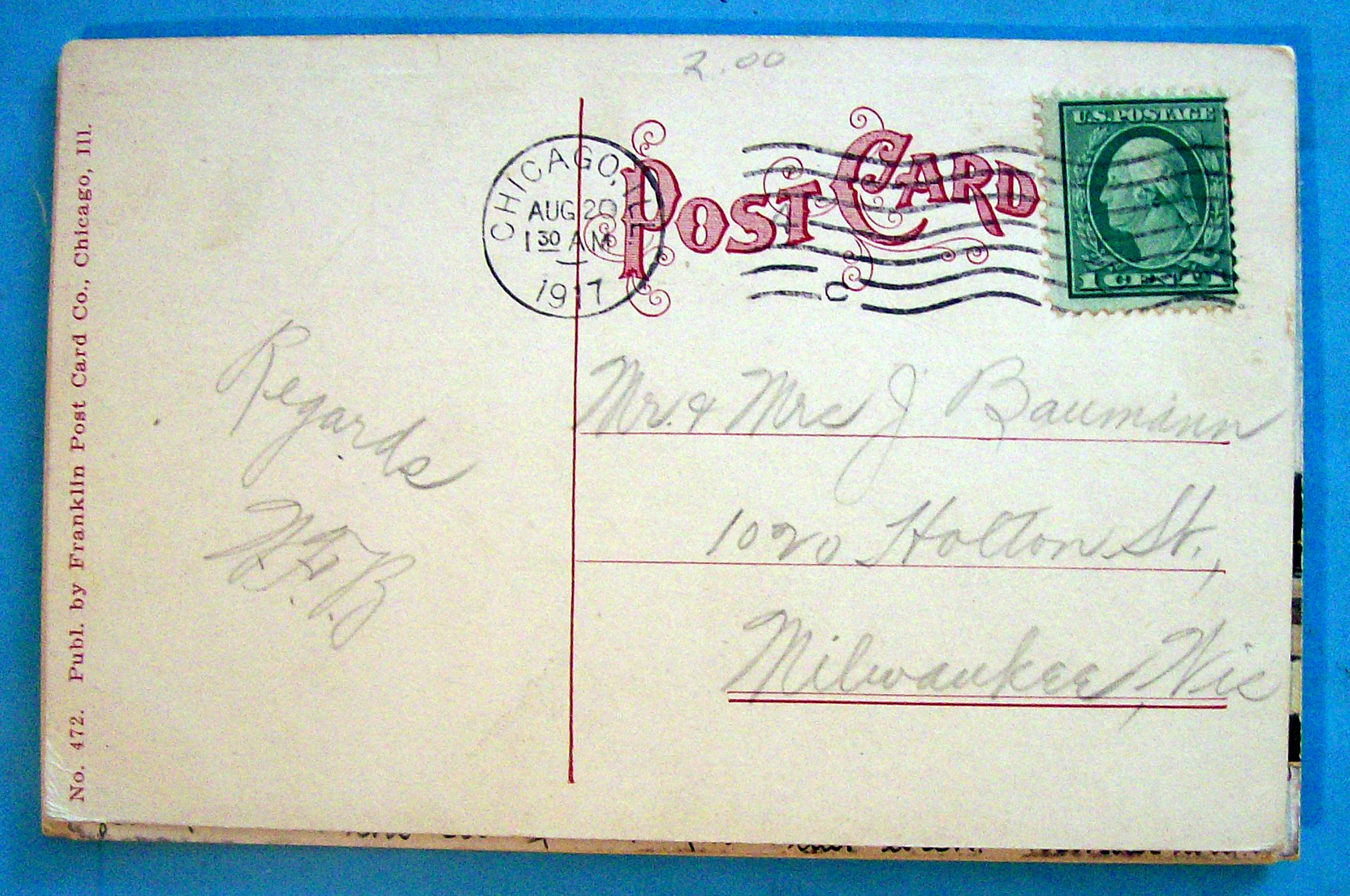 Chicago Beach Hotel Postcard-Chicago