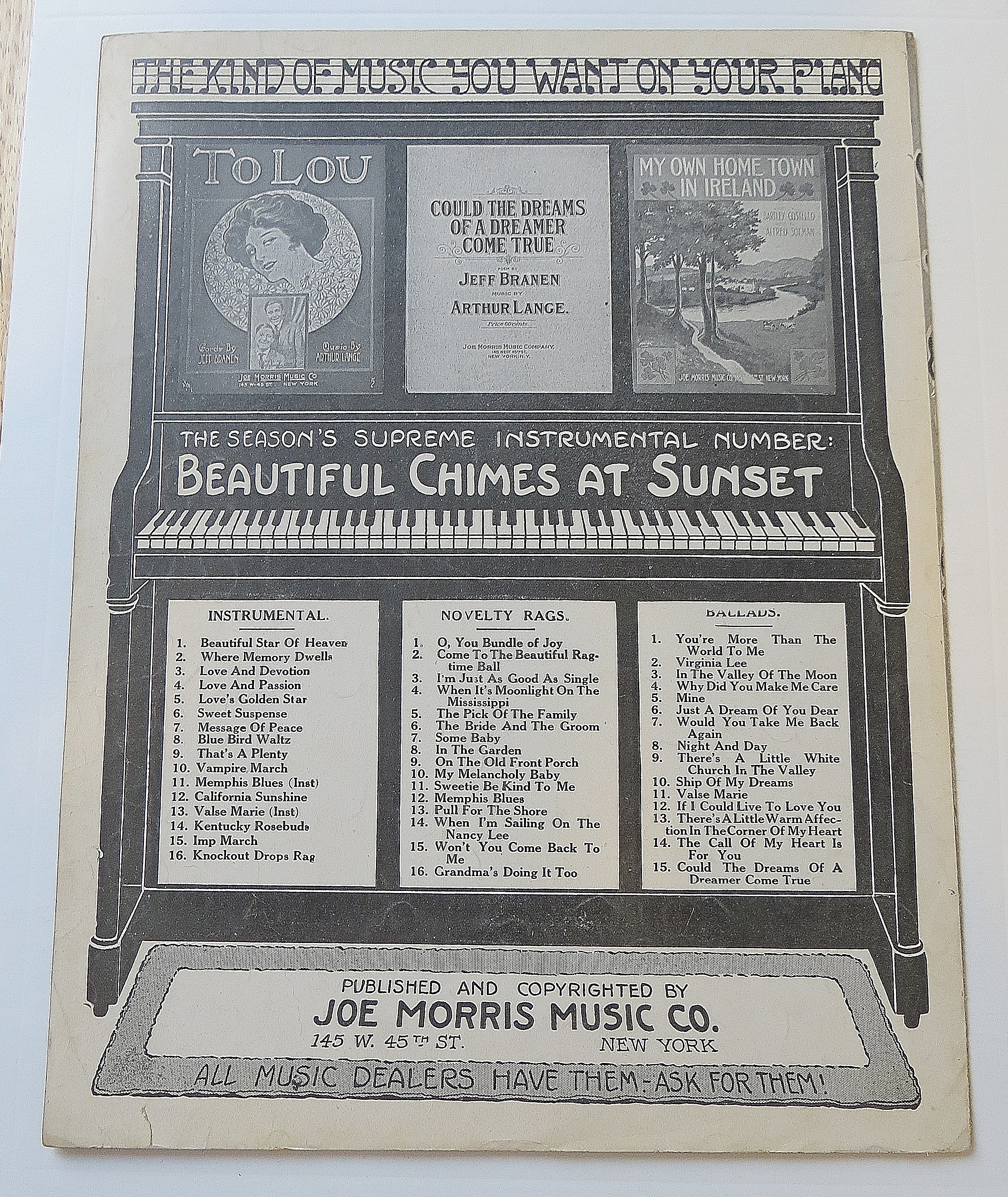 1915 Could The Dreams Of A Dreamer Come True