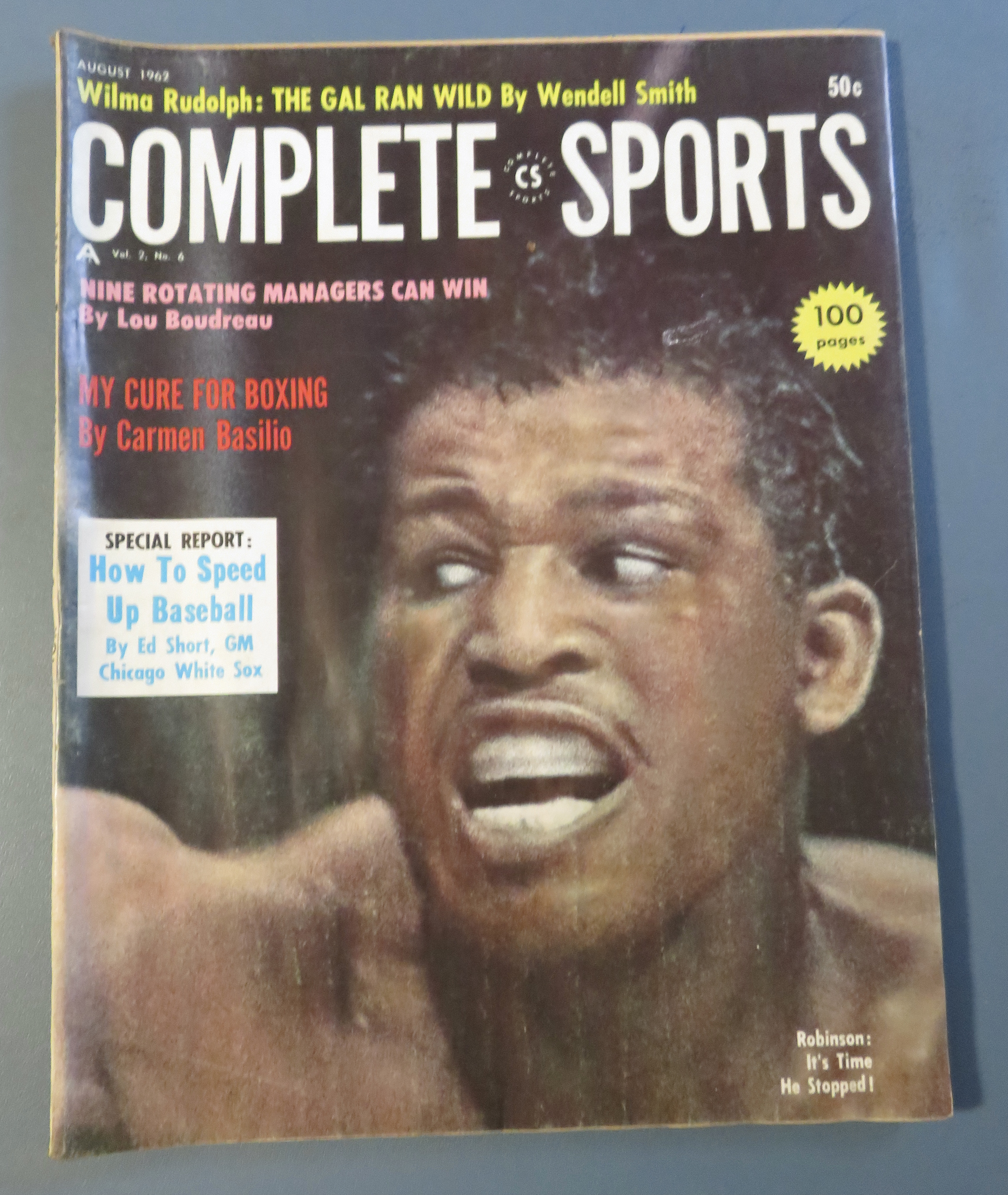 Complete Sports Magazine August 1962 Wilma Rudolph