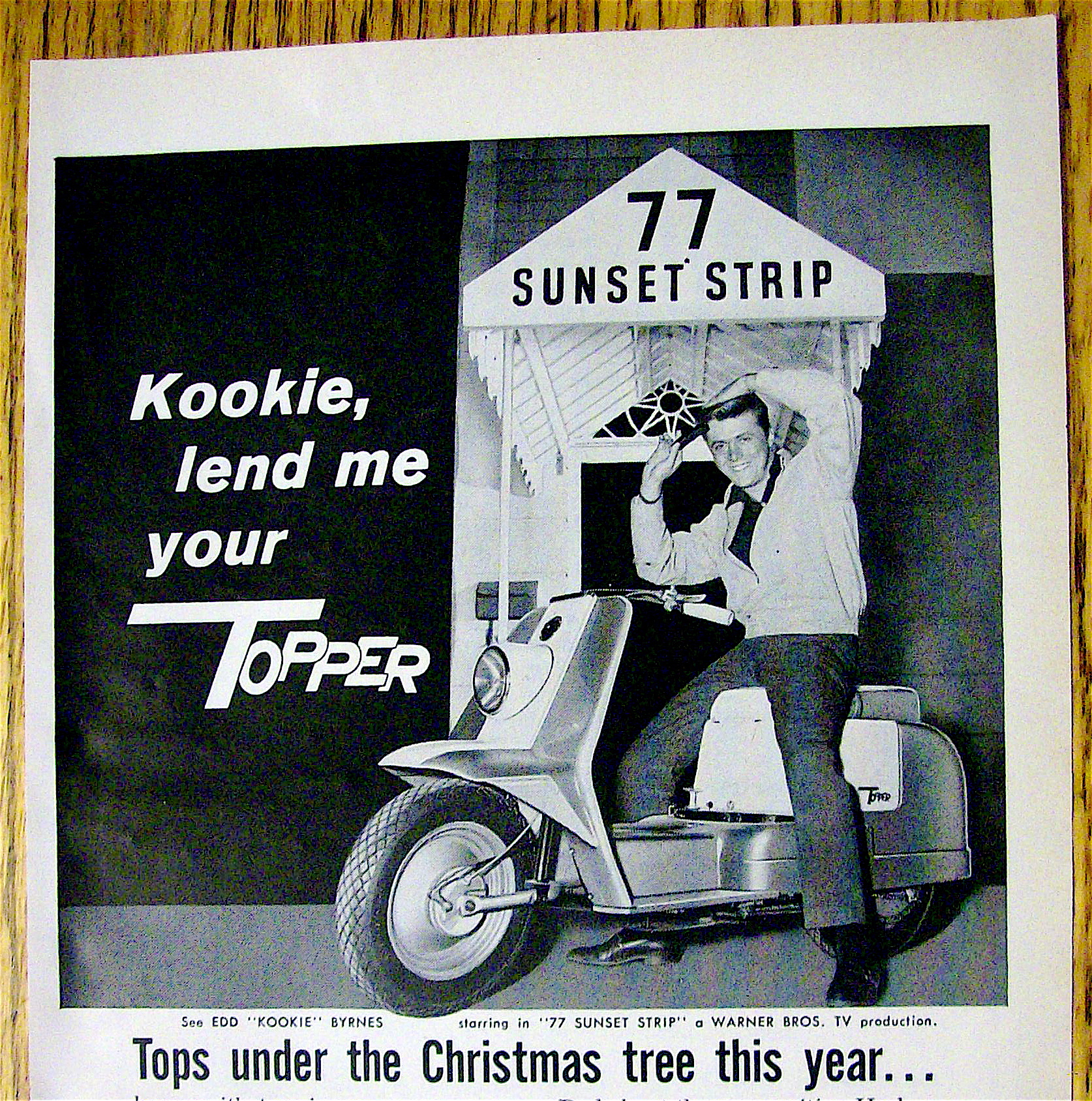 1959 Harley Davidson Topper with Edd "Kookie"