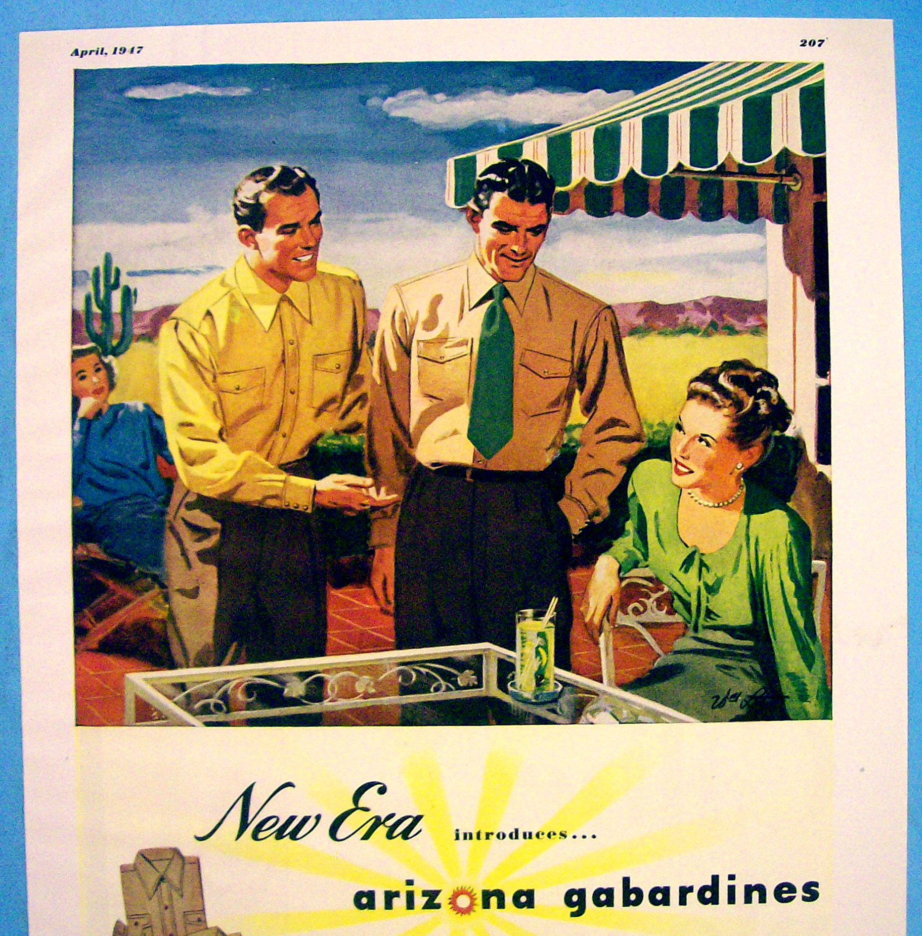 1947 Arizona Gabardines with Woman and Two Men