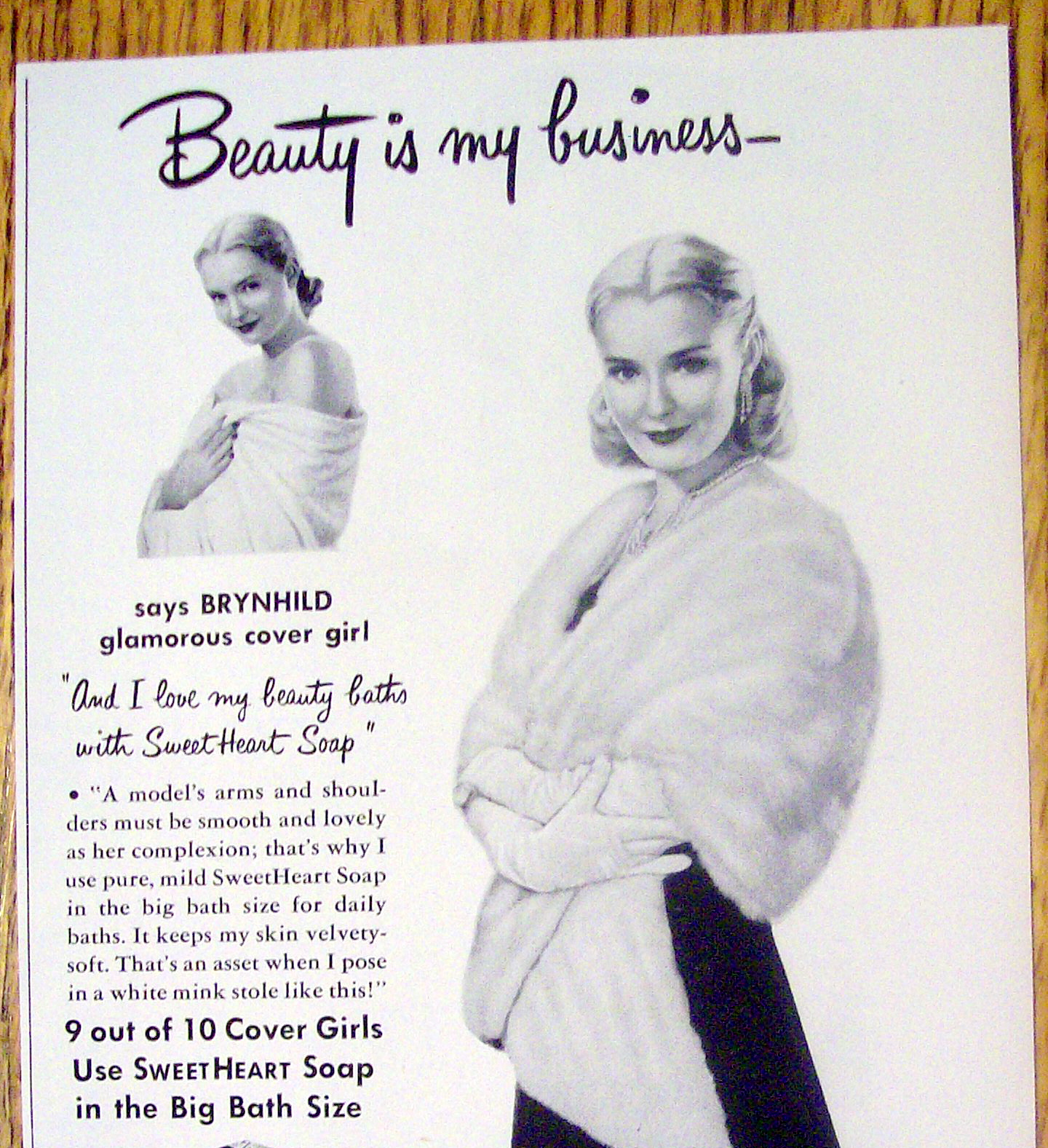 1950 Sweetheart Soap with Brynhild (Cover Girl)