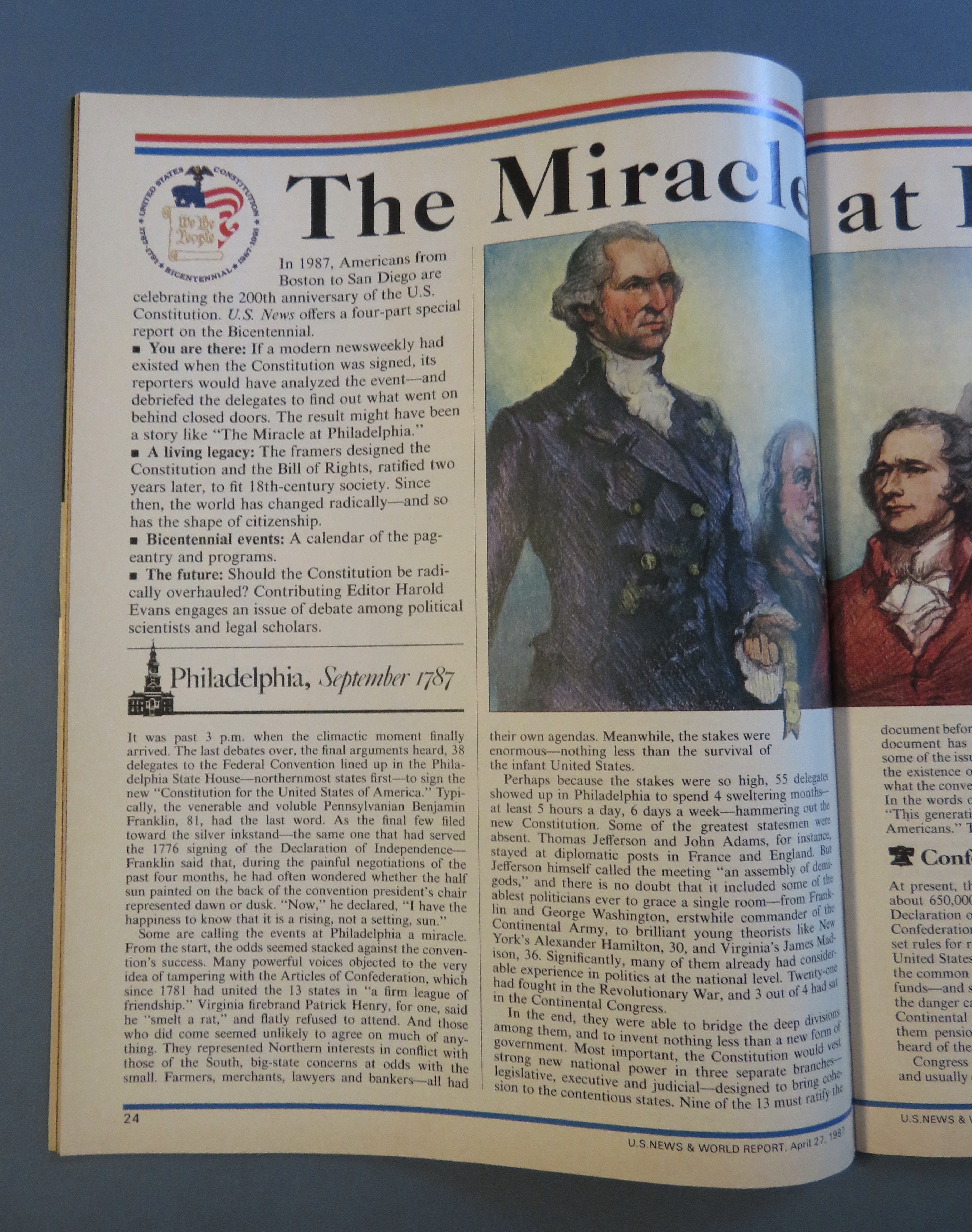 U. S. News & World Report Magazine April 27, 1987