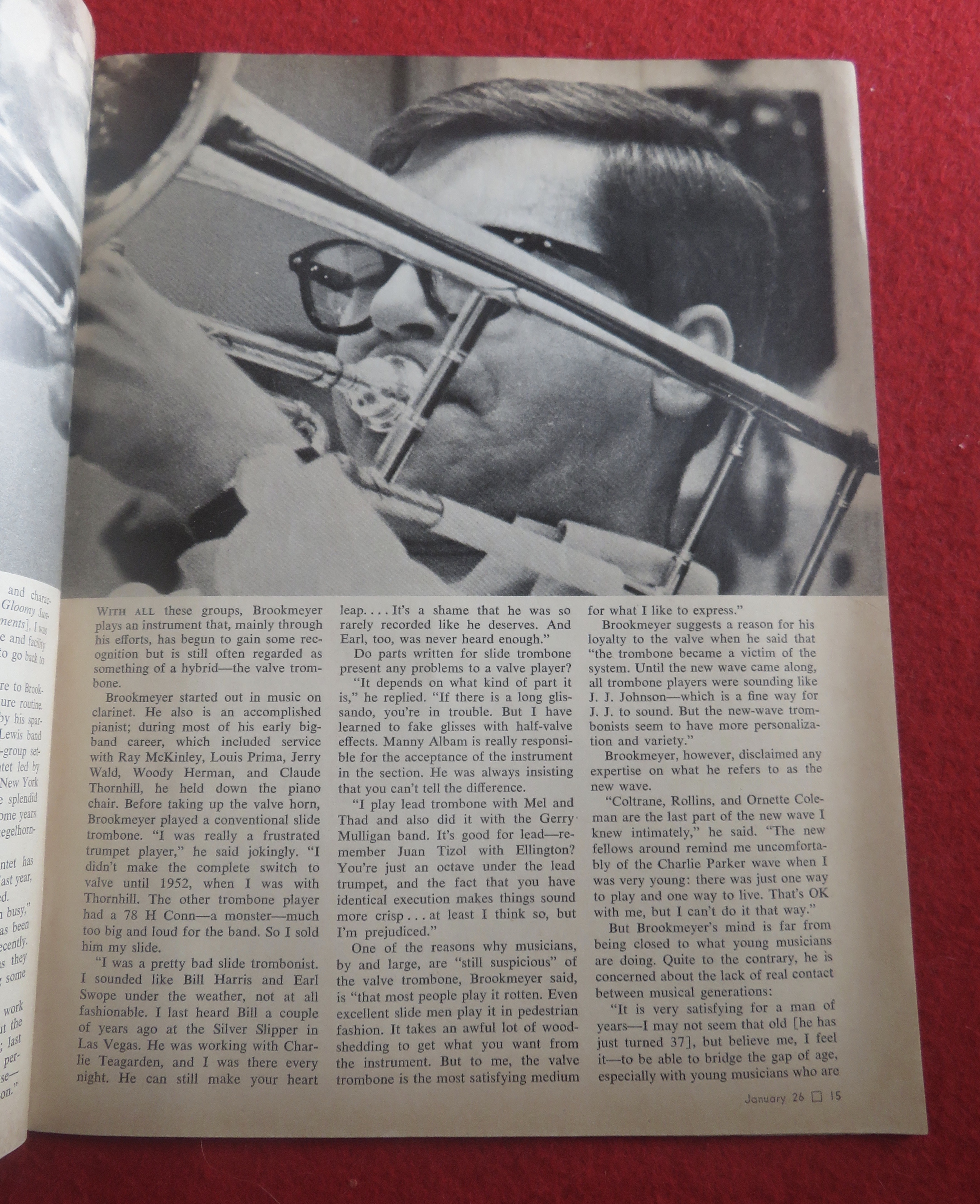 Downbeat Magazine February 9, 1967 Jazz Fiddle