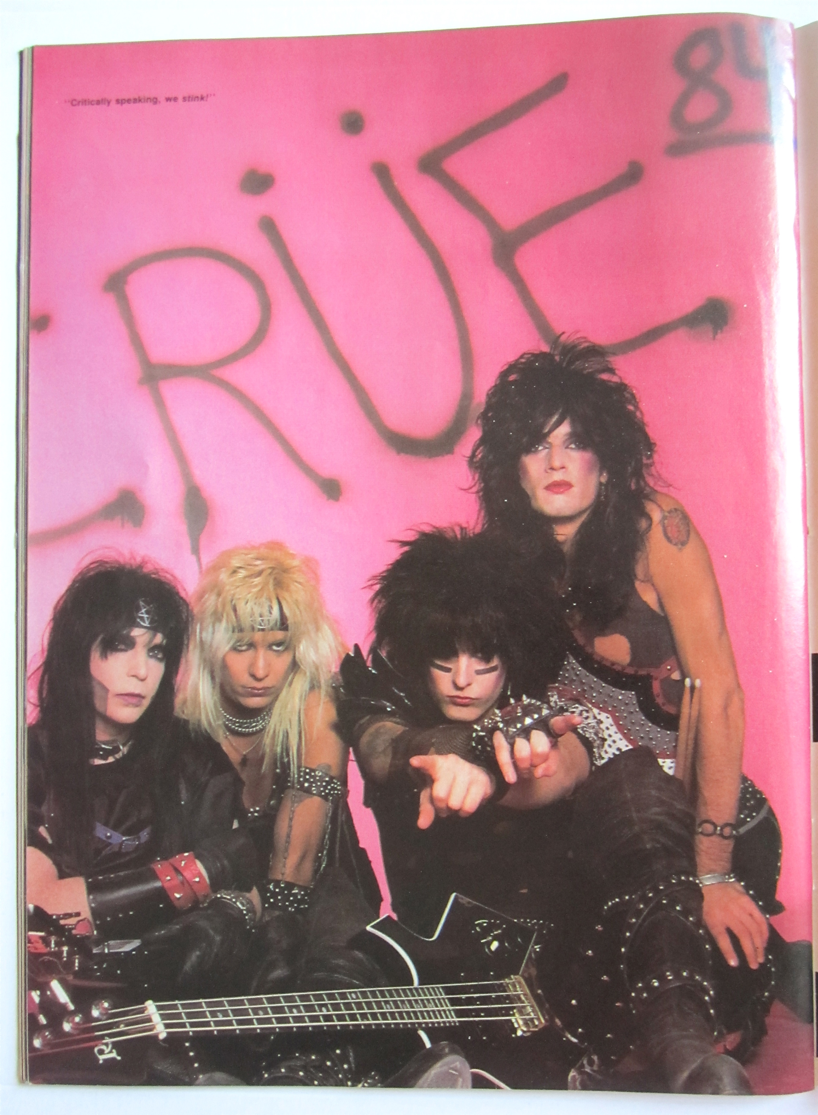 Metal Rock 'N' Roll Magazine March 1985 Motley Crue
