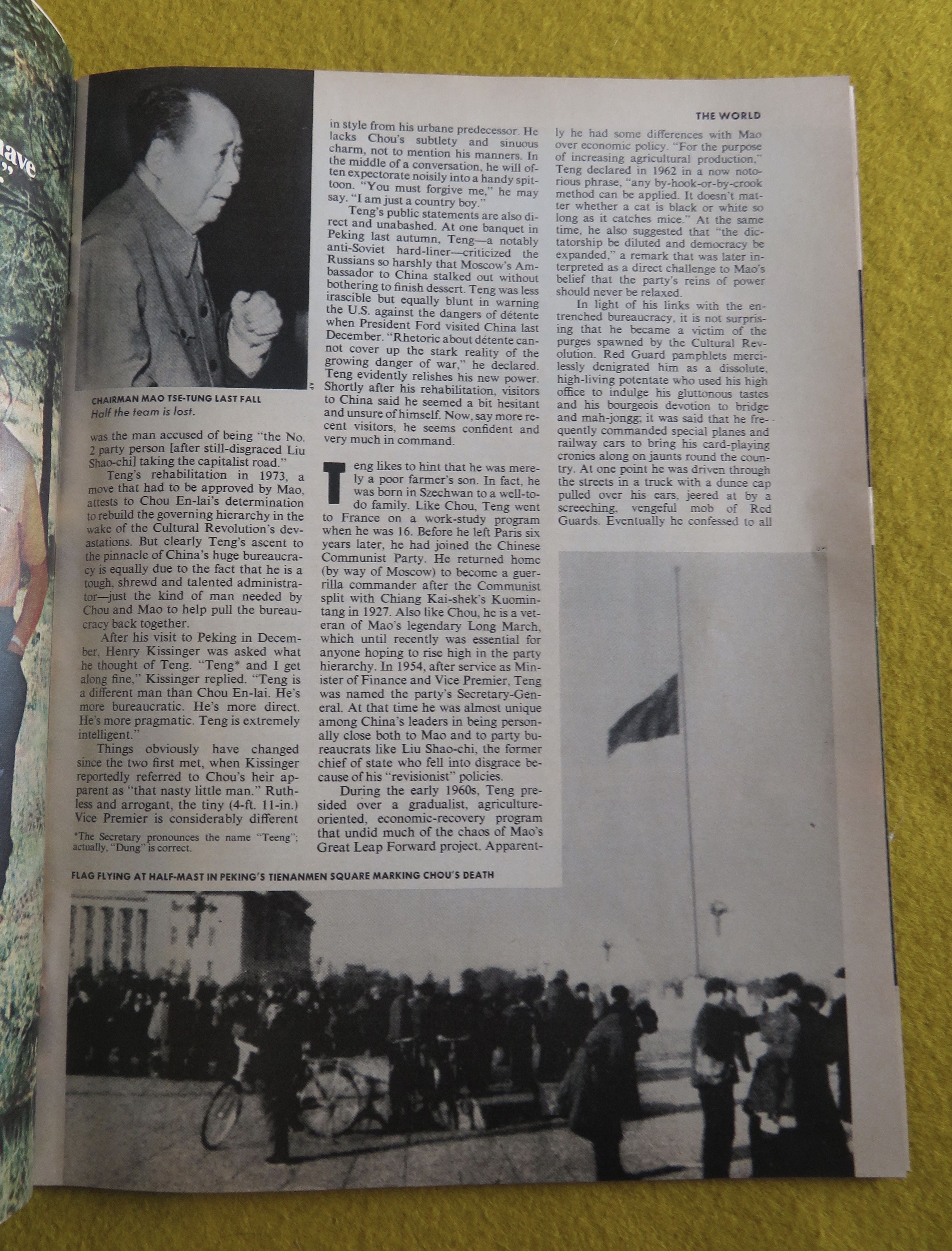 Time Magazine January 19, 1976 China: Friend Or Foe?