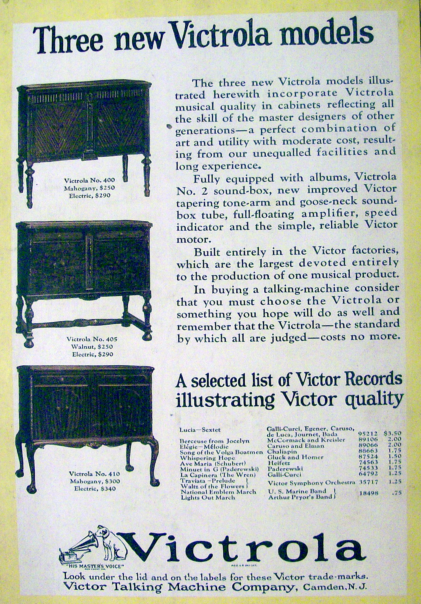 1923 Victrola Talking Machine