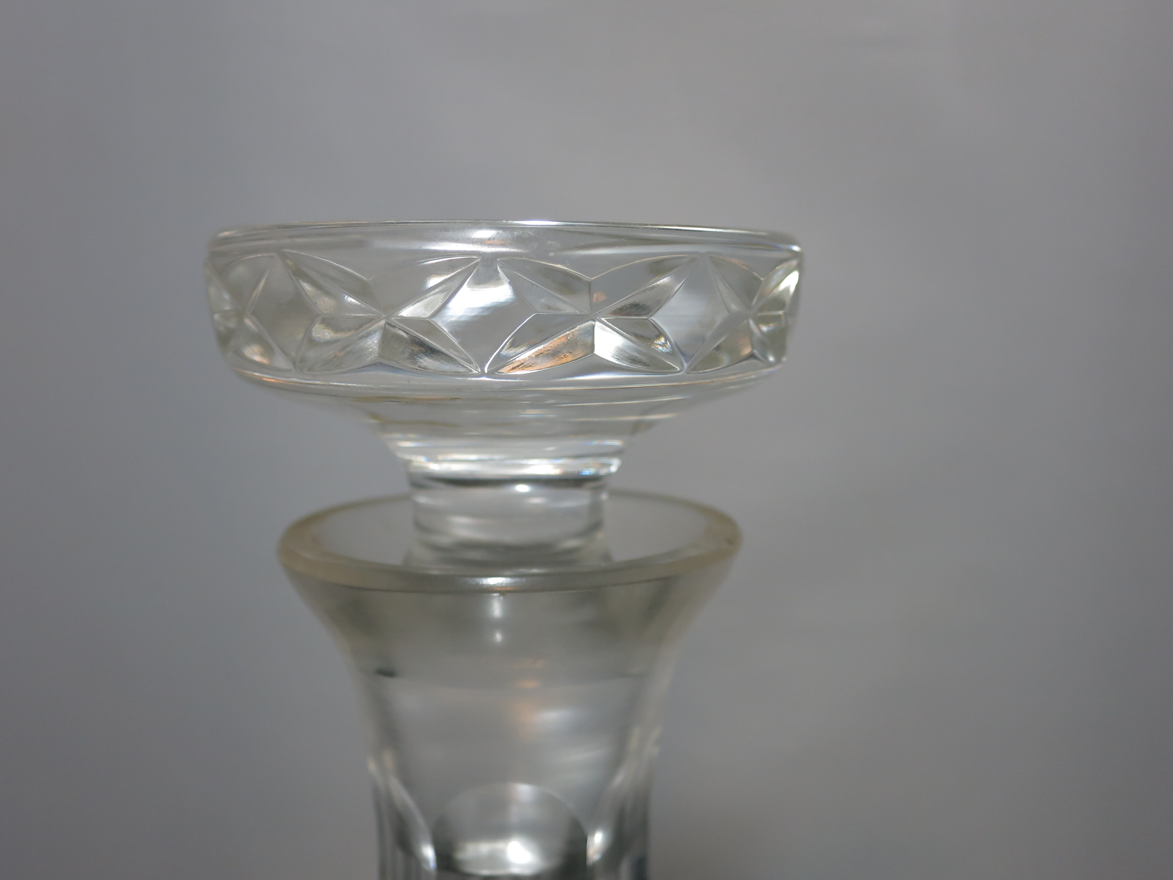 Cut Crystal Decanter best guess pre dates 1950s Elegant