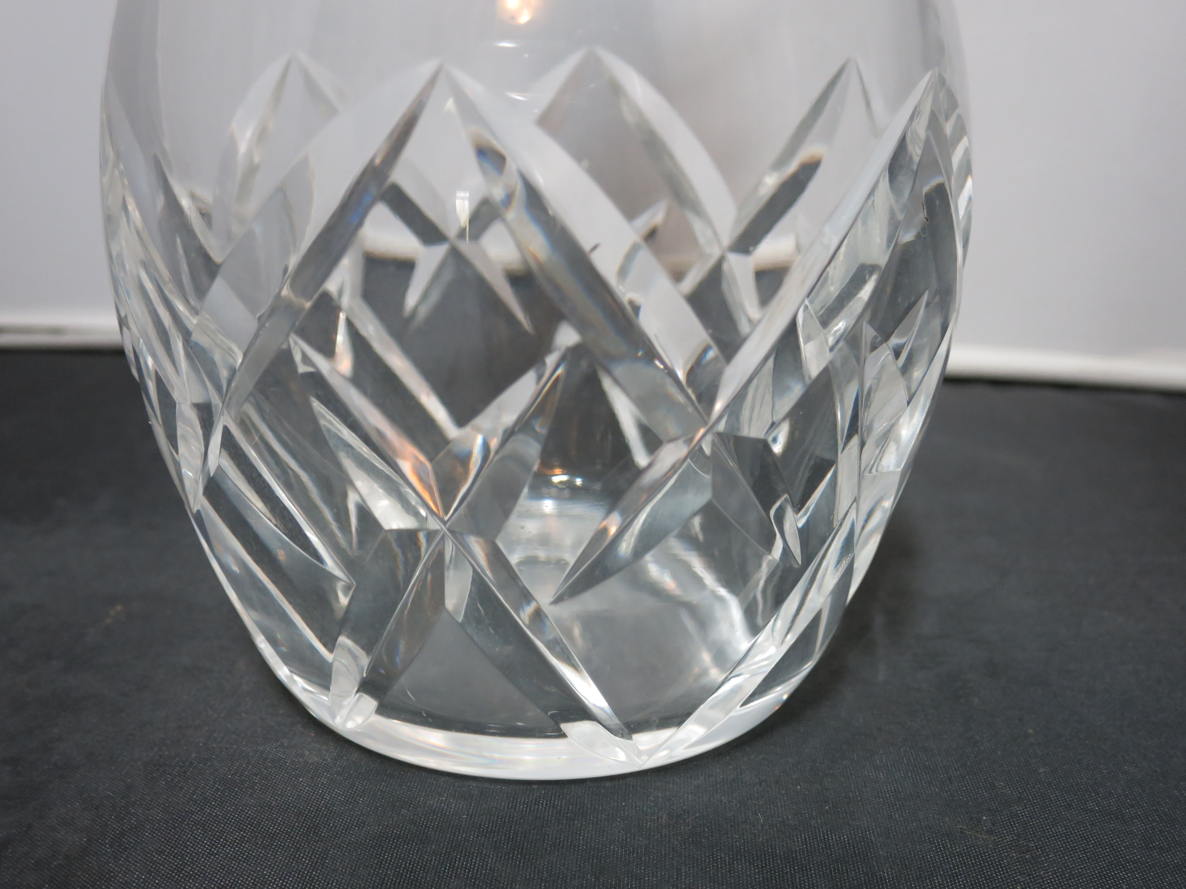 Cut Crystal Decanter best guess pre dates 1950s Elegant
