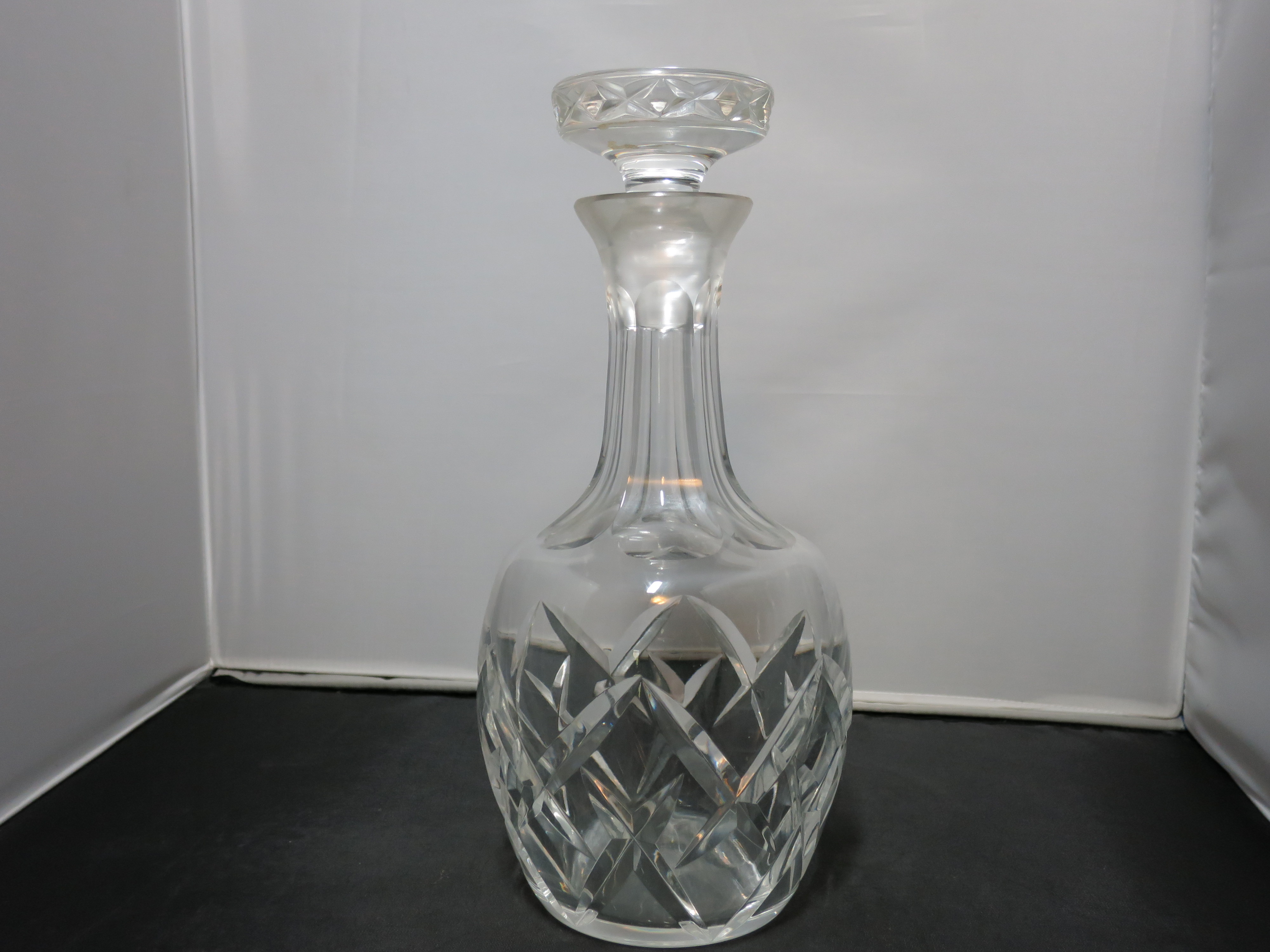 Cut Crystal Decanter best guess pre dates 1950s Elegant