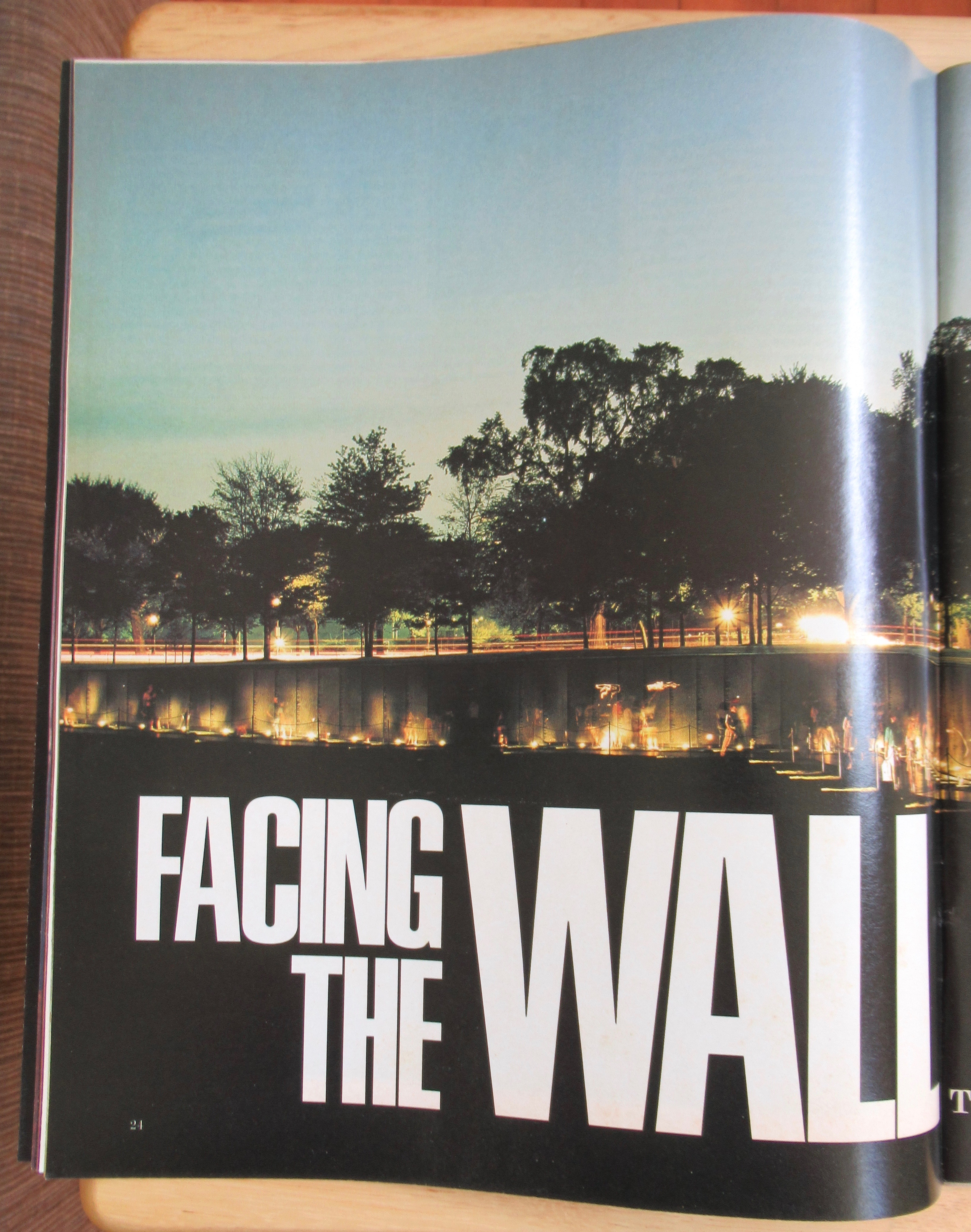 Life Magazine November 1992 Facing The Wall