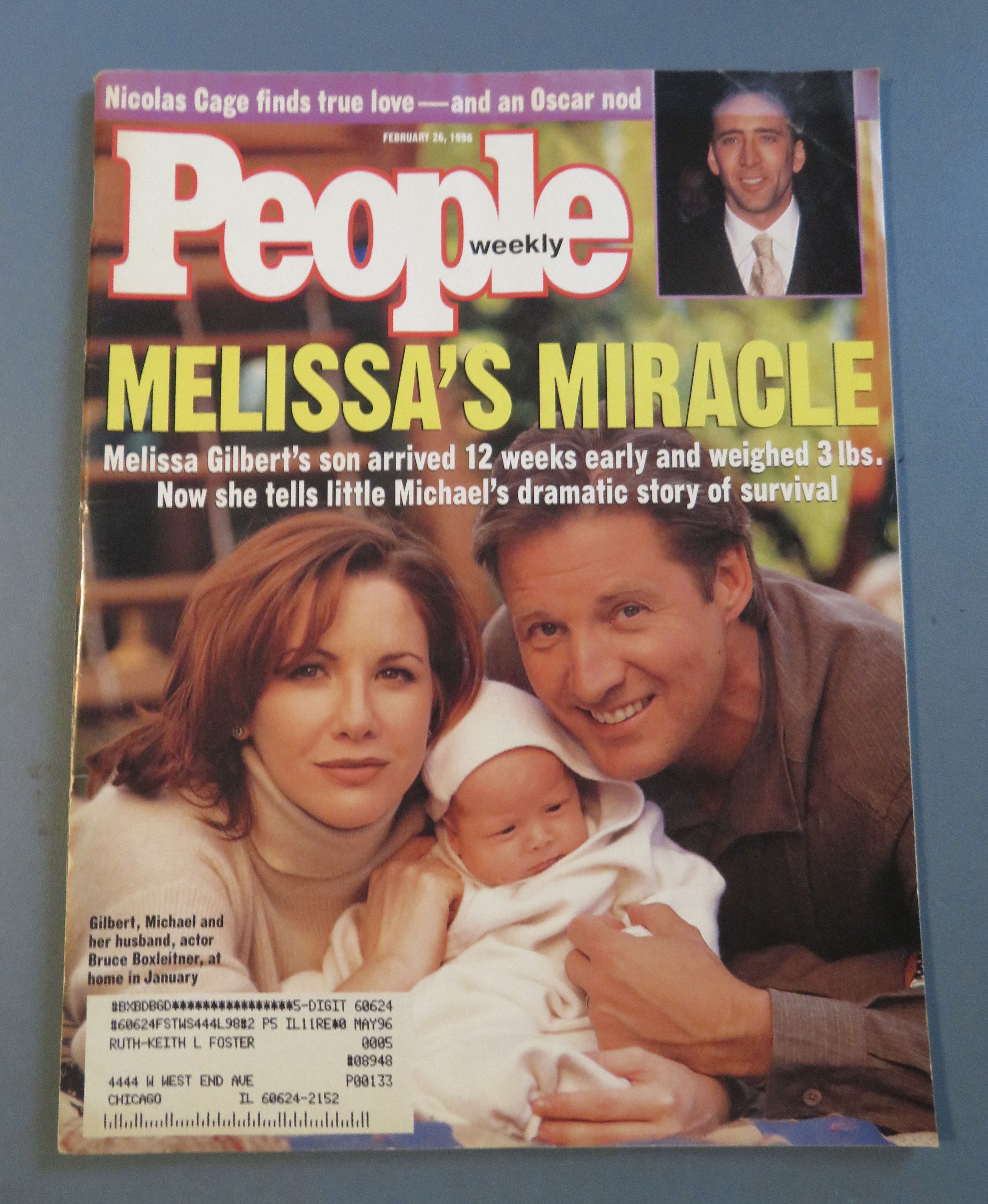 People Magazine February 26, 1996 Melissa's Miracle