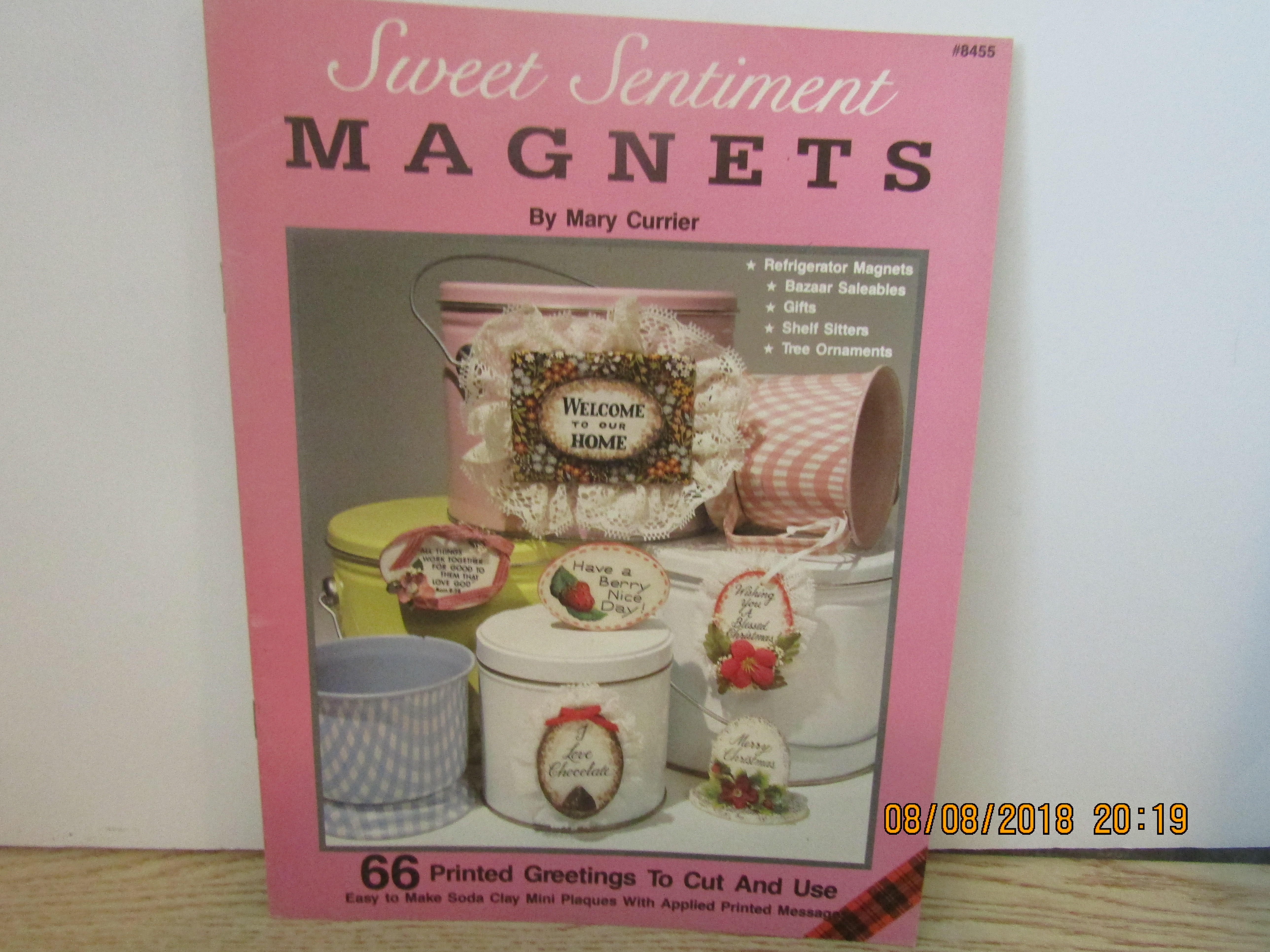 Plaid Craft Book Sweet Sentient Magnets #8455