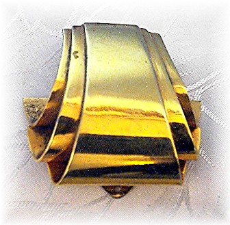 Dress Clip Classic Gold Vintage
