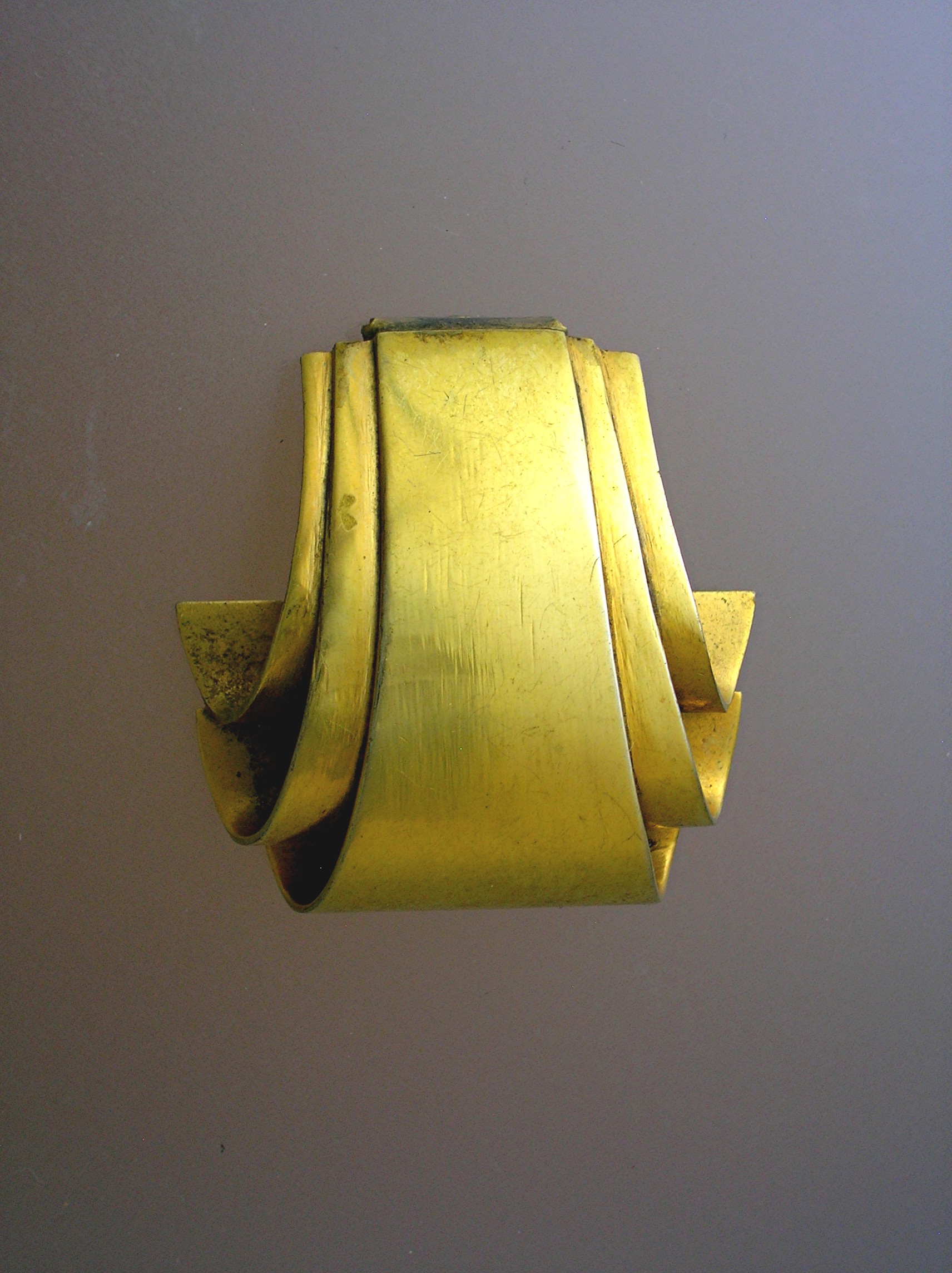 Dress Clip Classic  Gold  Vintage
