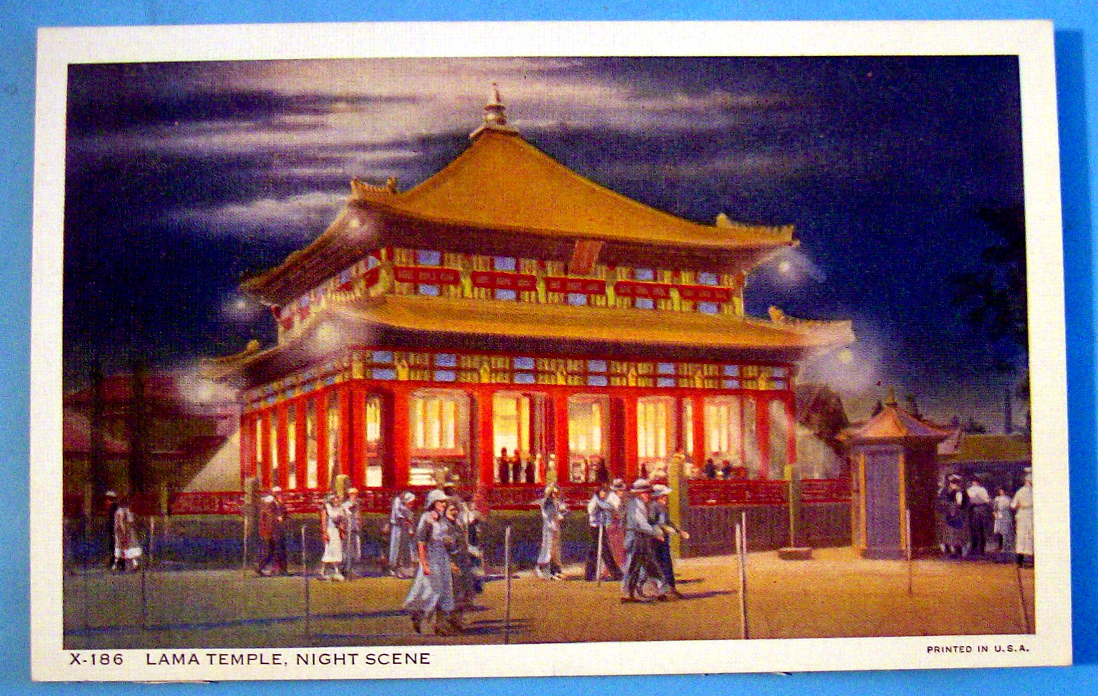 Lama Temple Postcard (1933 Century Of Progress)