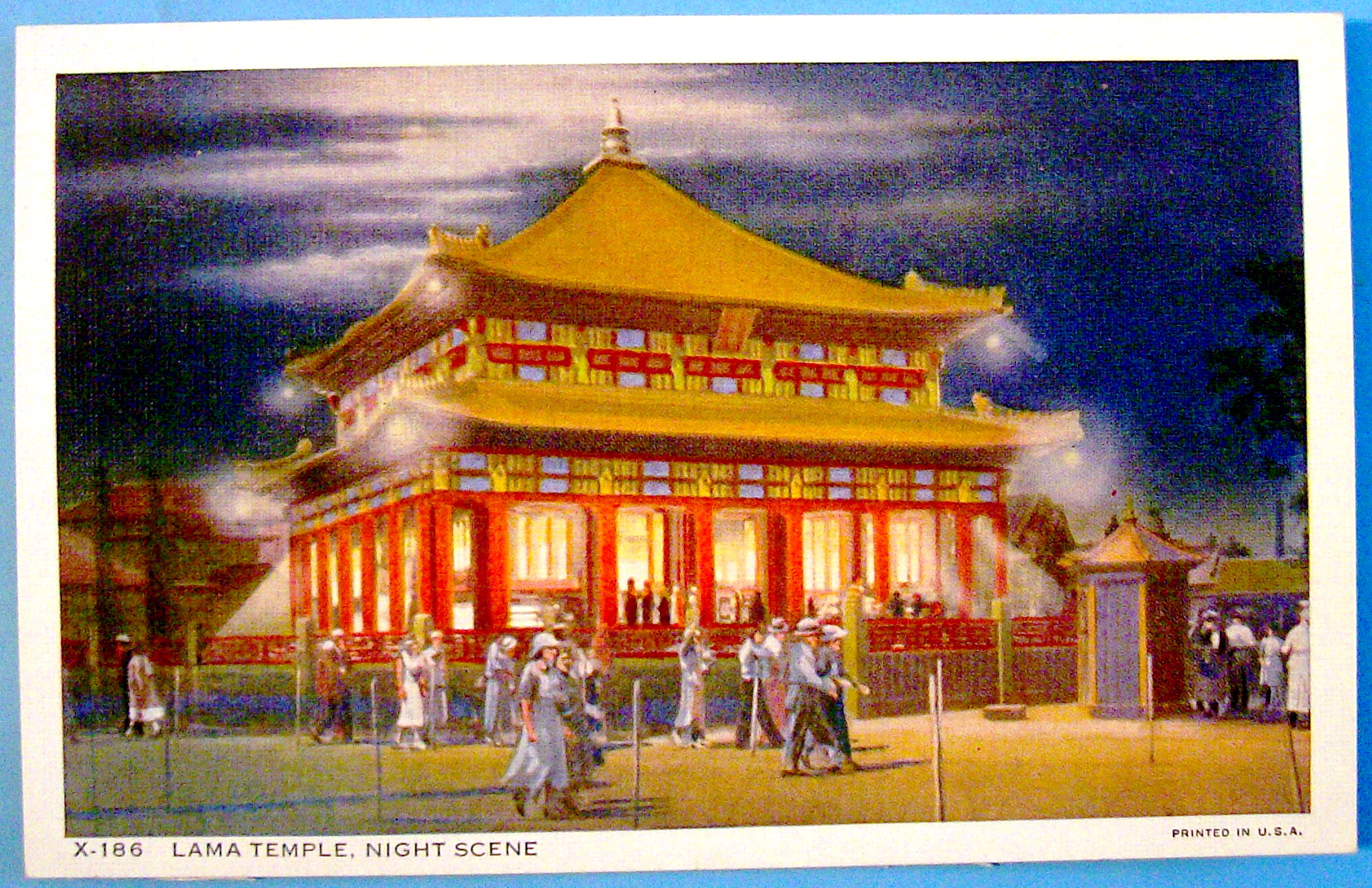 Lama Temple Postcard (1933 Century Of Progress)