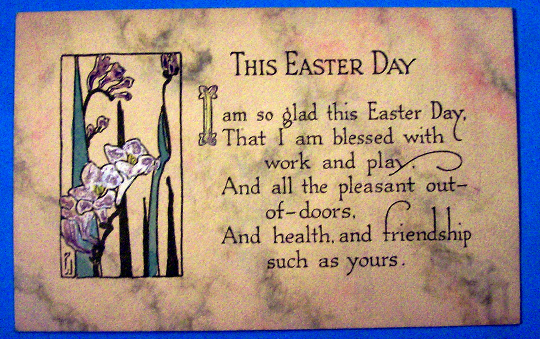 This Easter Day Postcard