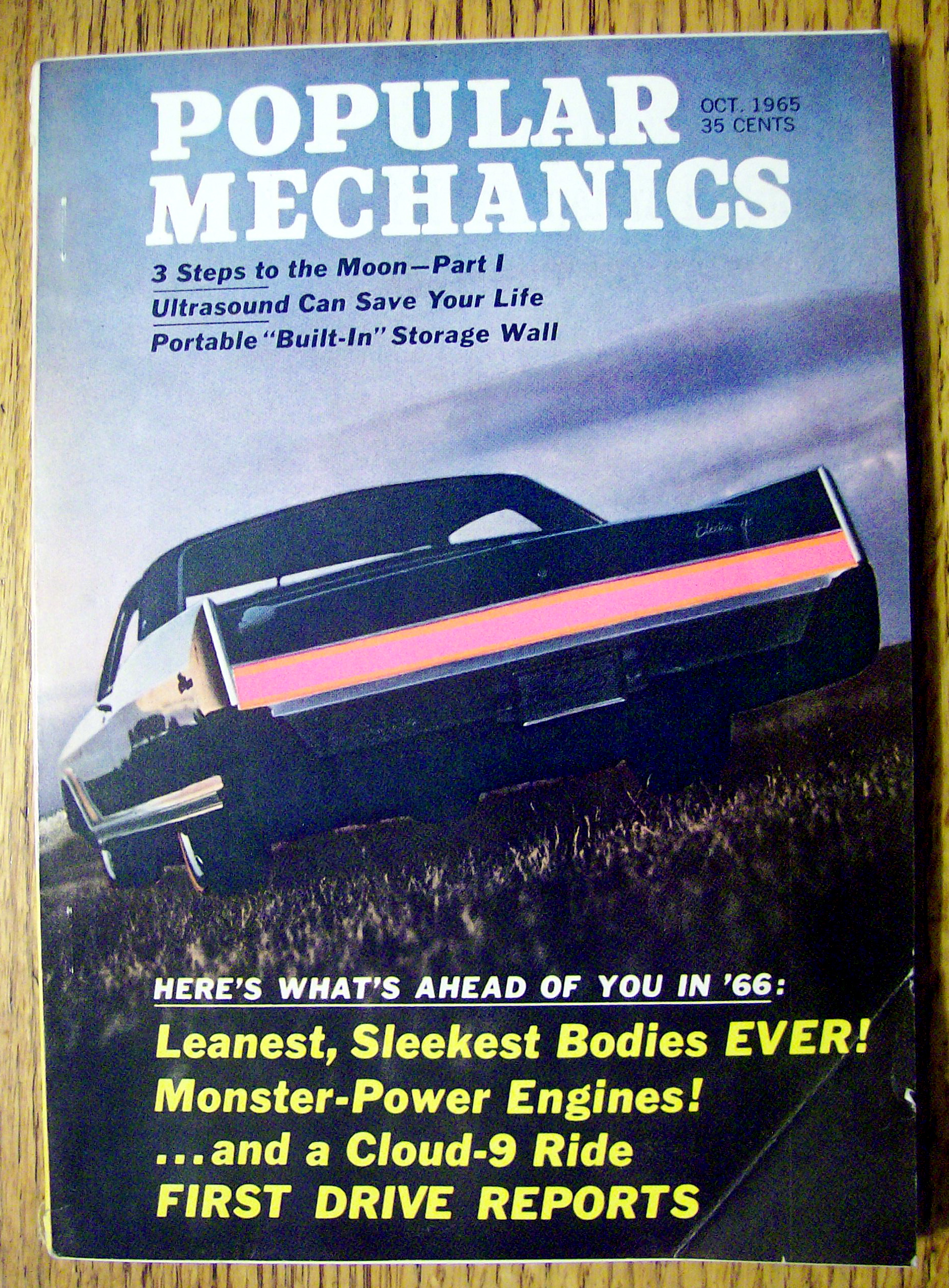 Popular Mechanics October 1965 3 Steps To The Moon