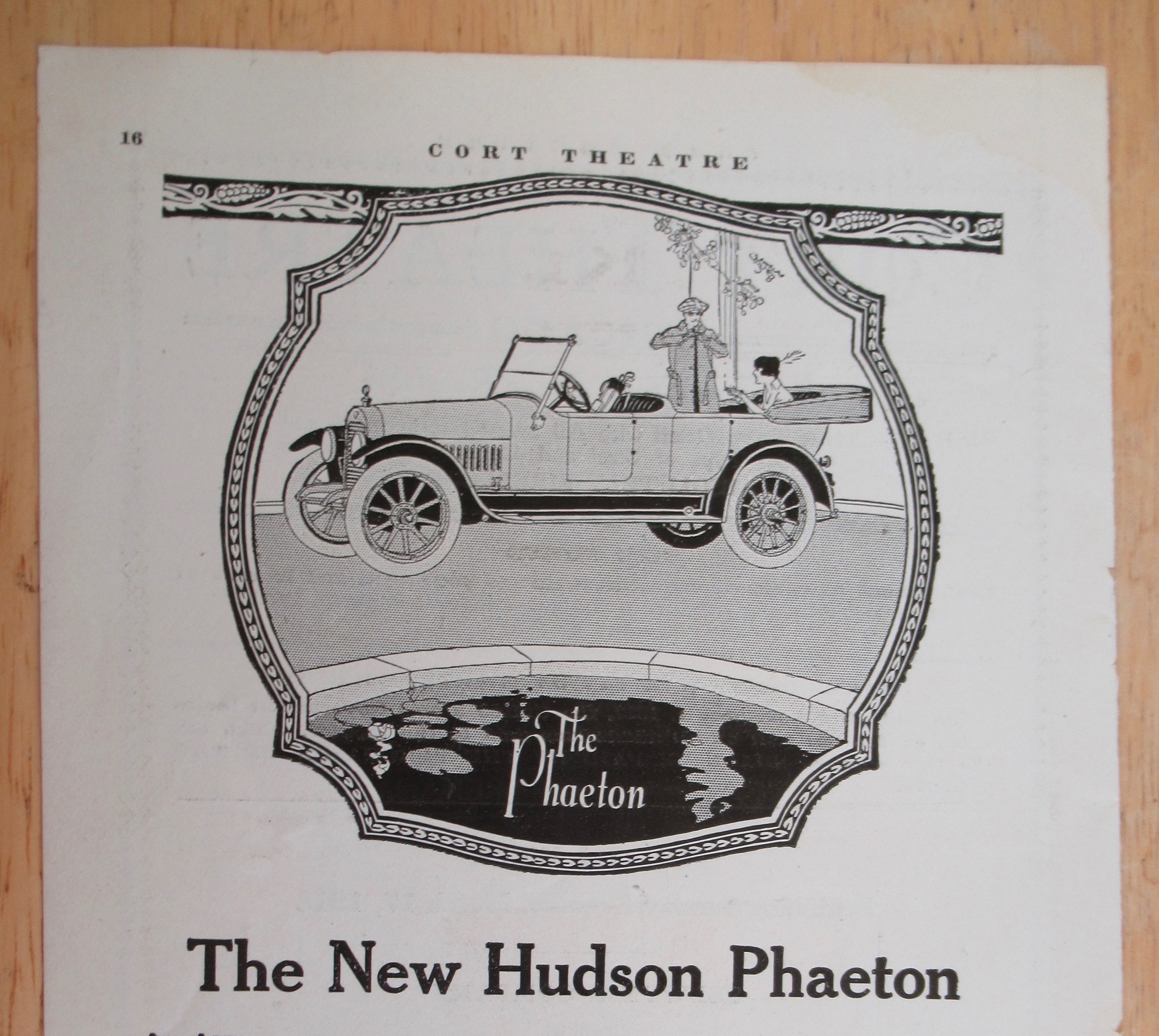 1918 Louis Geyler Company with New Hudson Phaeton