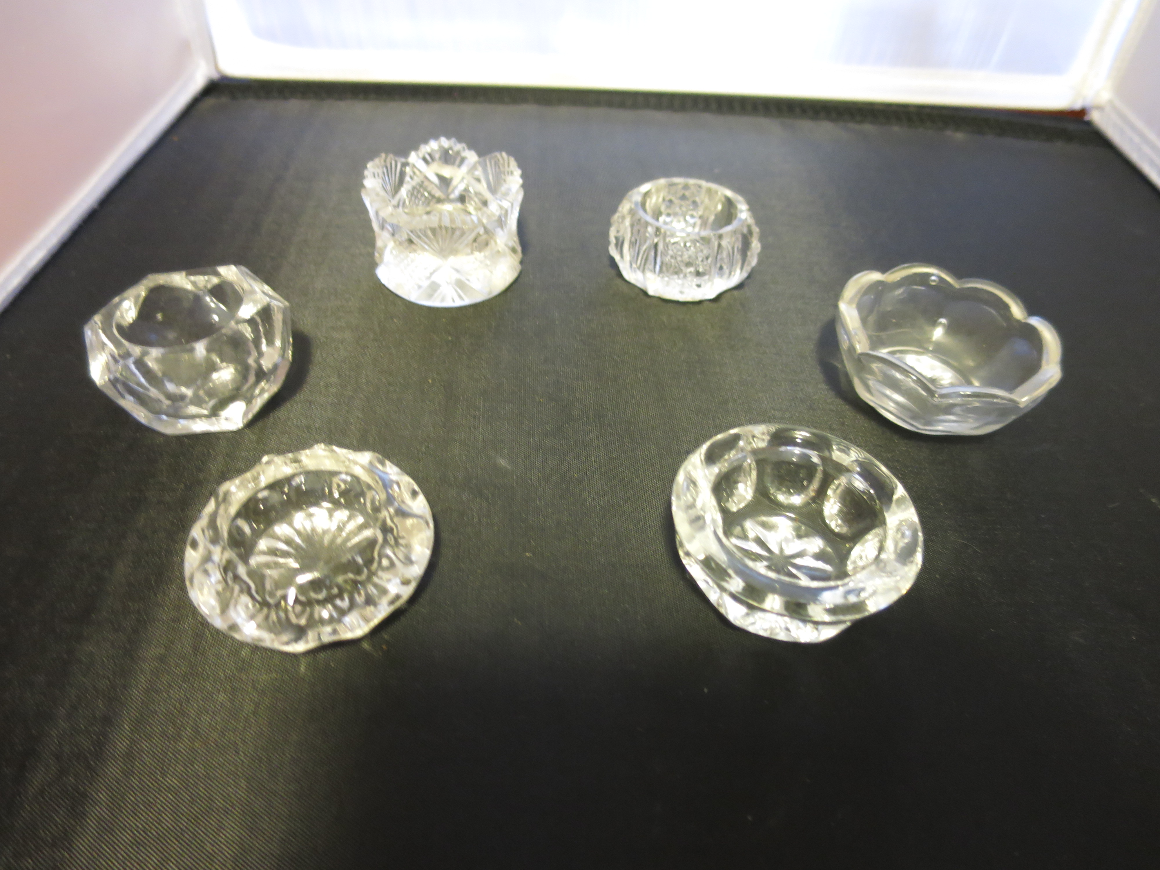 Master Salt Salt Cellar Lot of 6 round