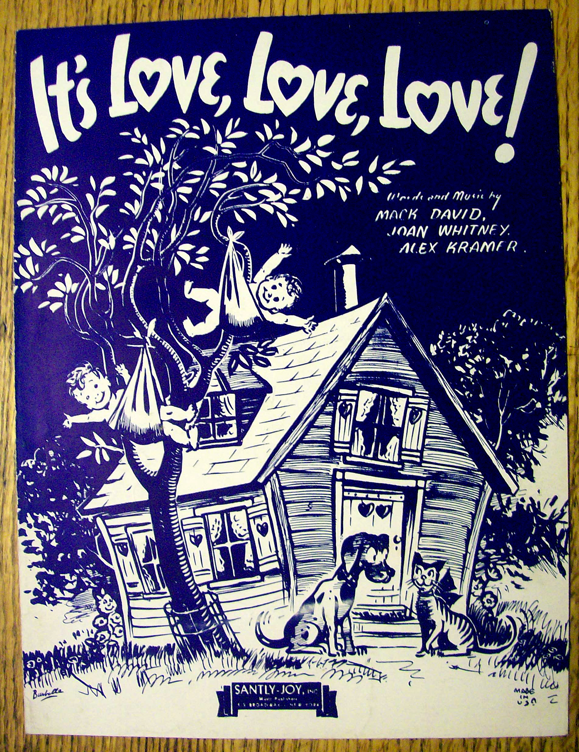 1943 It's Love, Love, Love! by Mack David