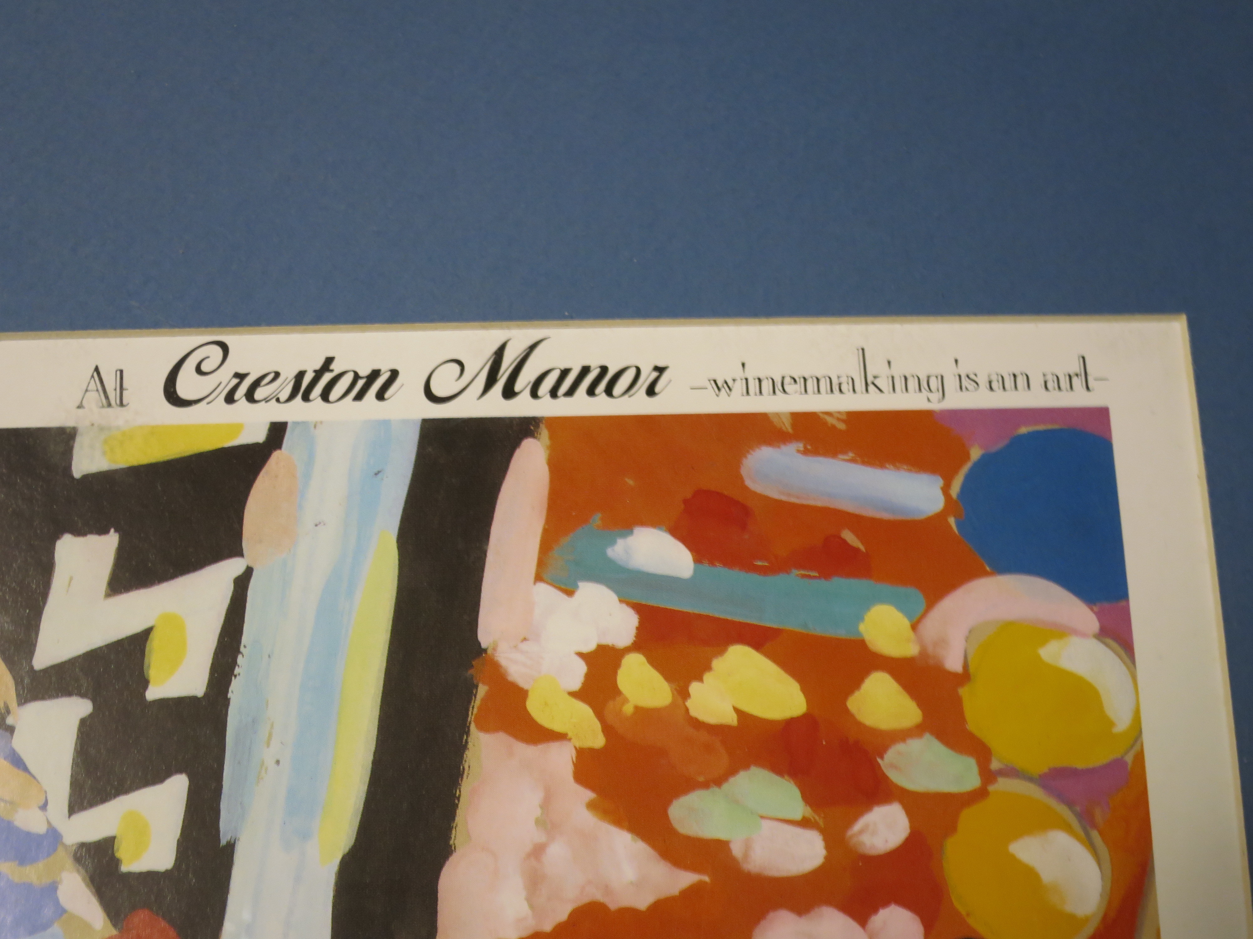 Creston Manor 1988 Chevrier Blanc Poster James Paul Brown Jazz