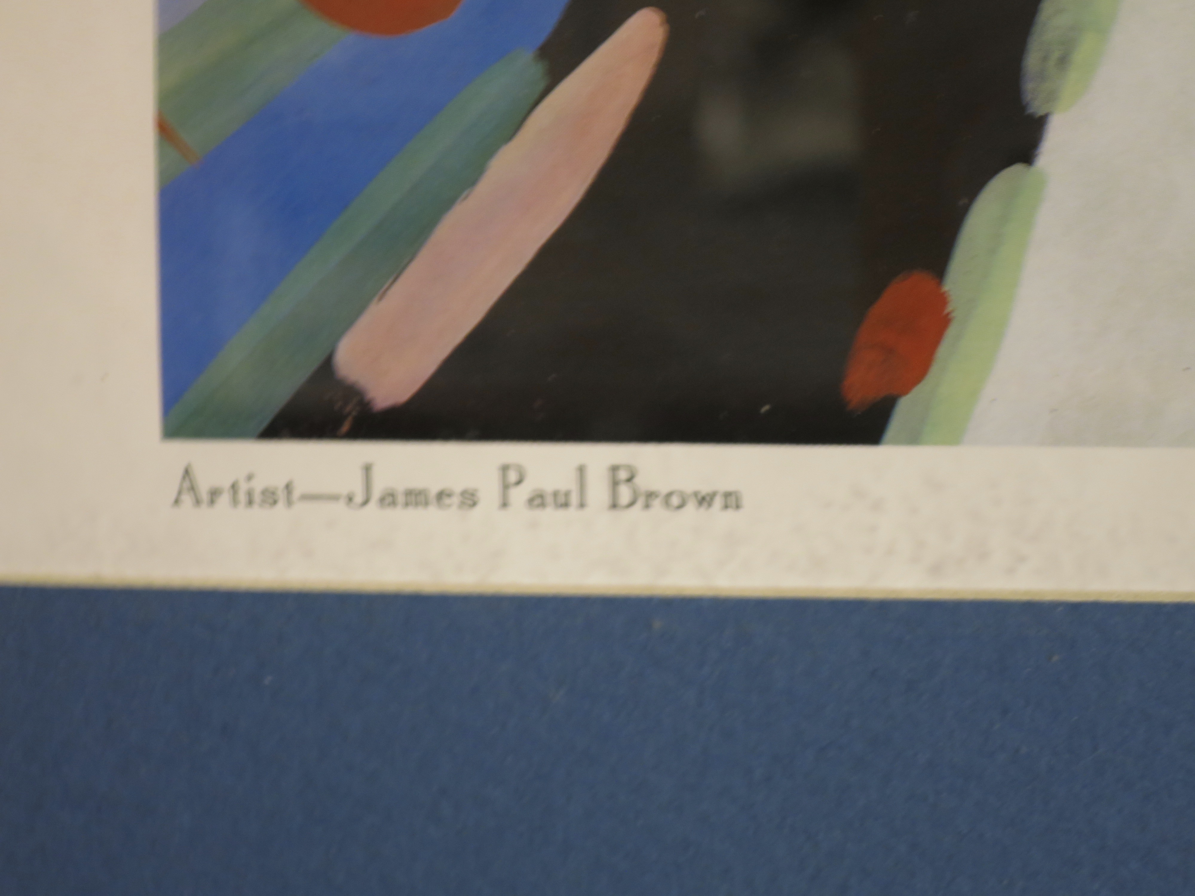 Creston Manor 1988 Chevrier Blanc Poster James Paul Brown Jazz