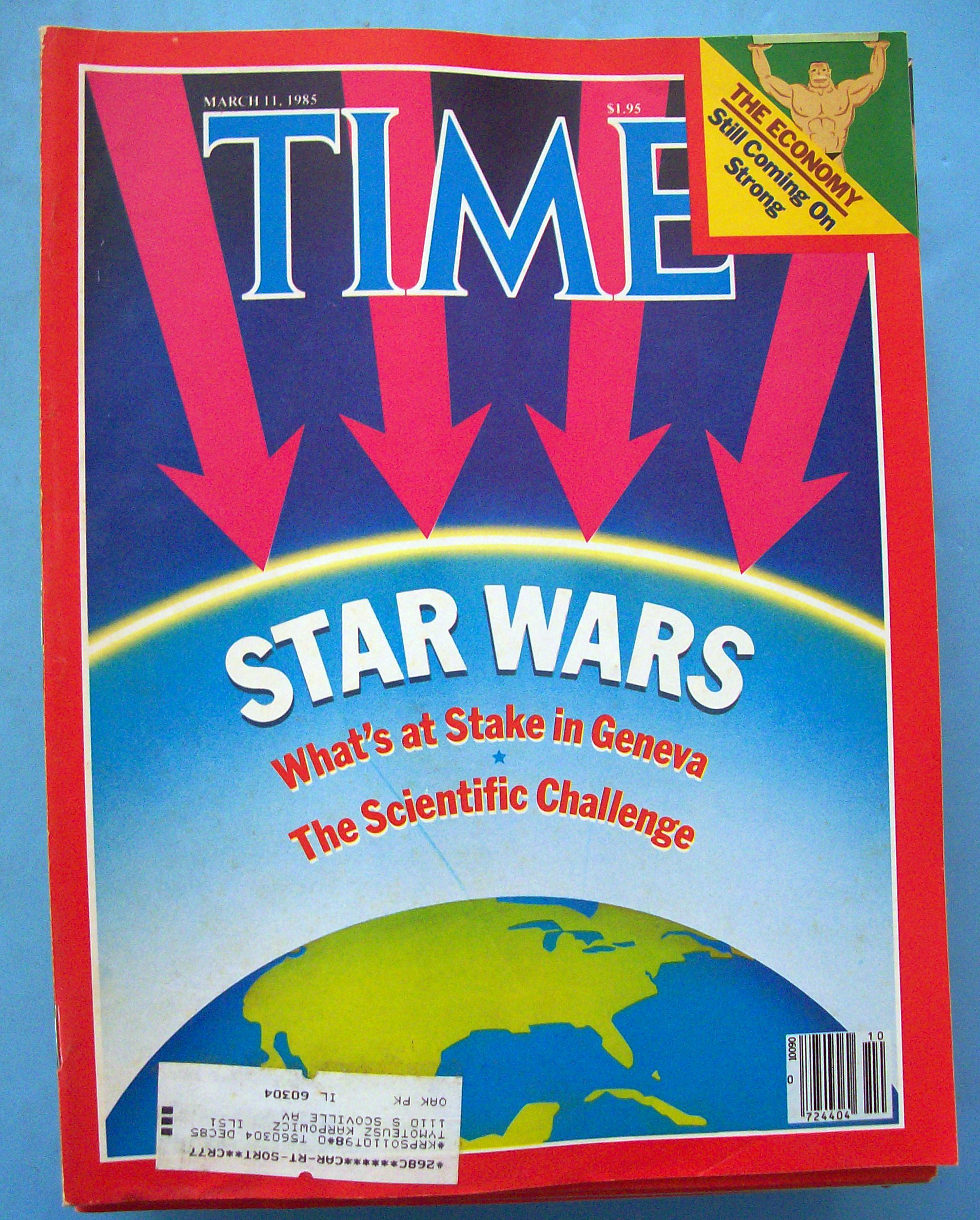 Time Magazine-March 11, 1985-Star Wars
