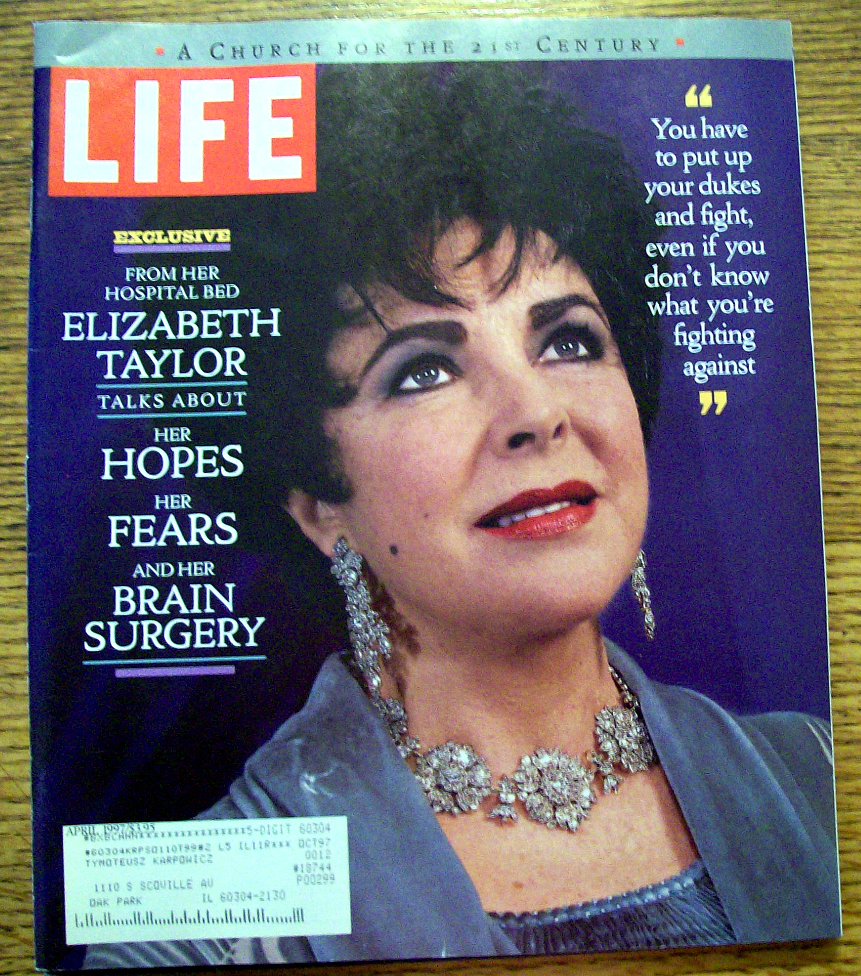 Life Magazine-April 1997-Elizabeth Taylor