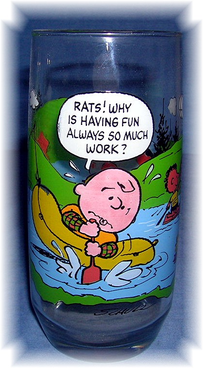 Camp Snoopy Collector Glass