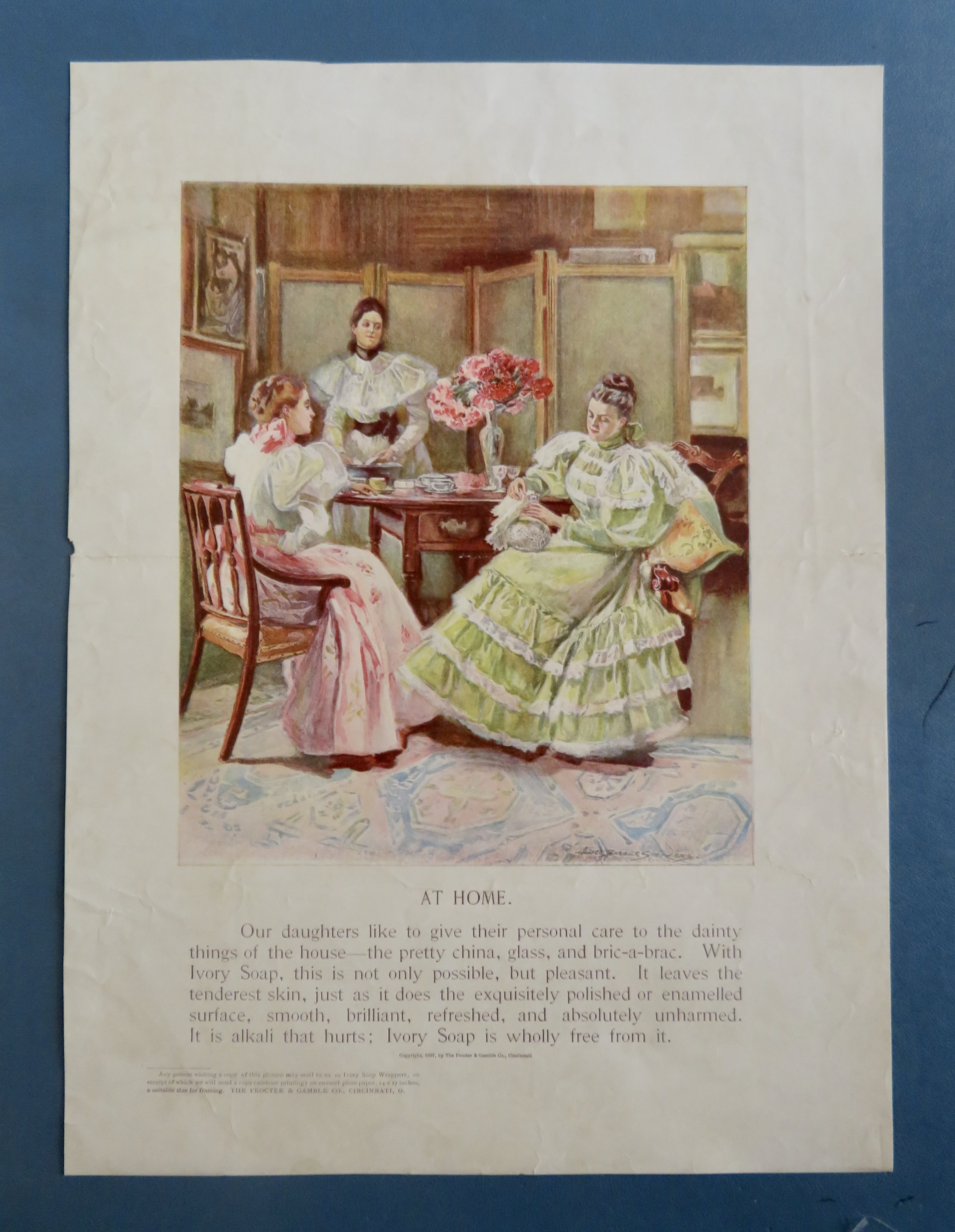 1896 Ivory Soap with Lovely Women Talking